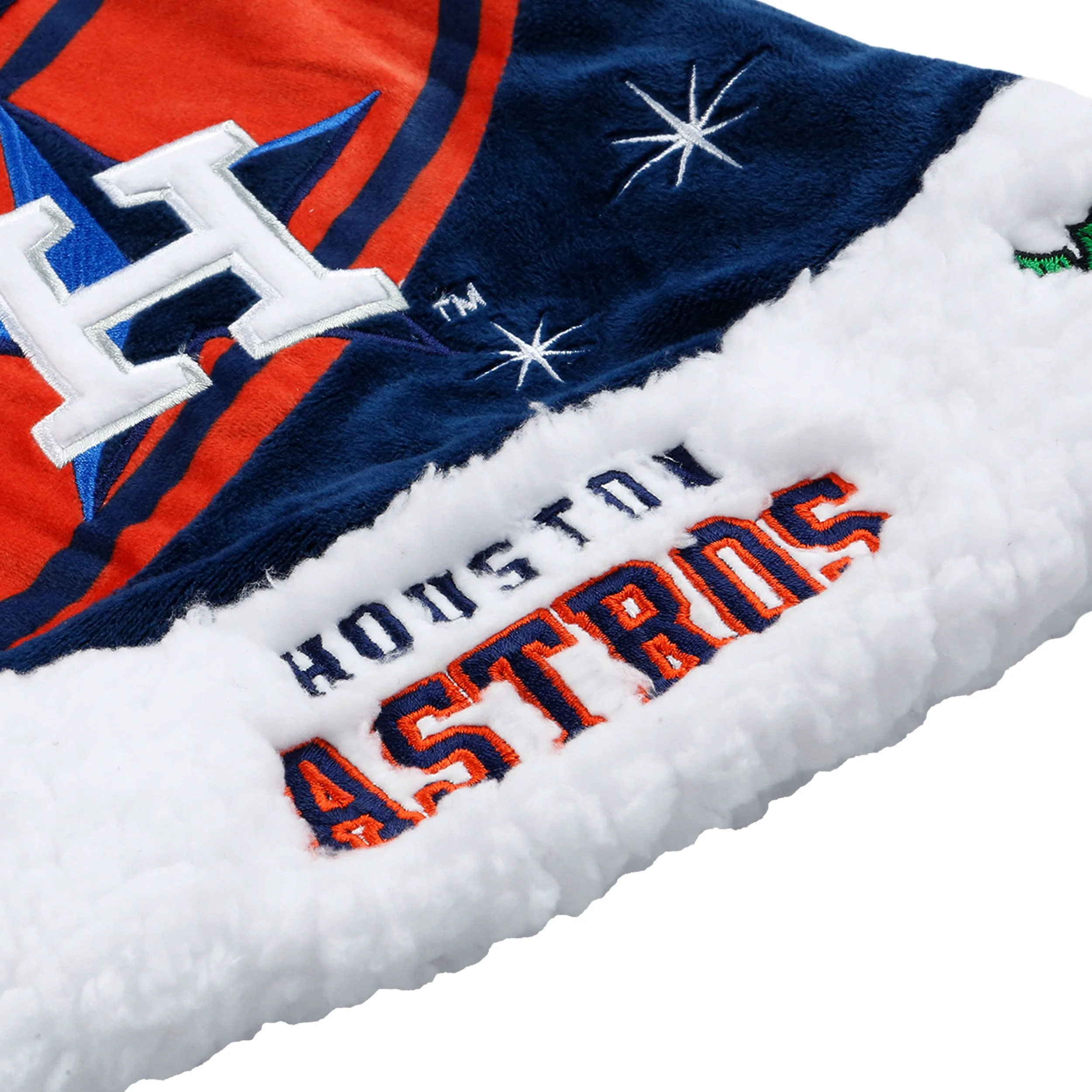 Houston Astros MLB High End Santa Hat - Image 2