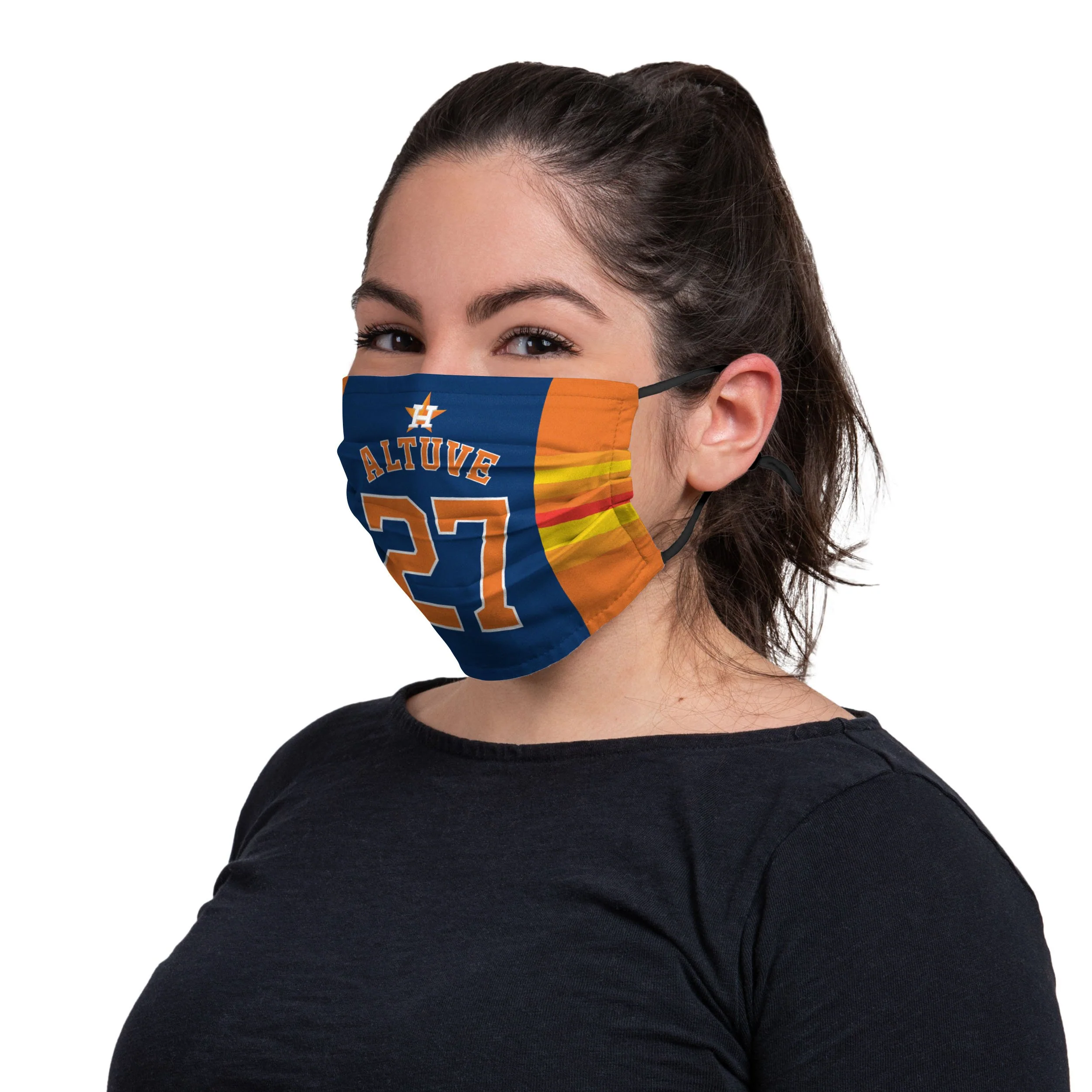 Houston Astros MLB Jose Altuve Adjustable Face Cover - Image 3
