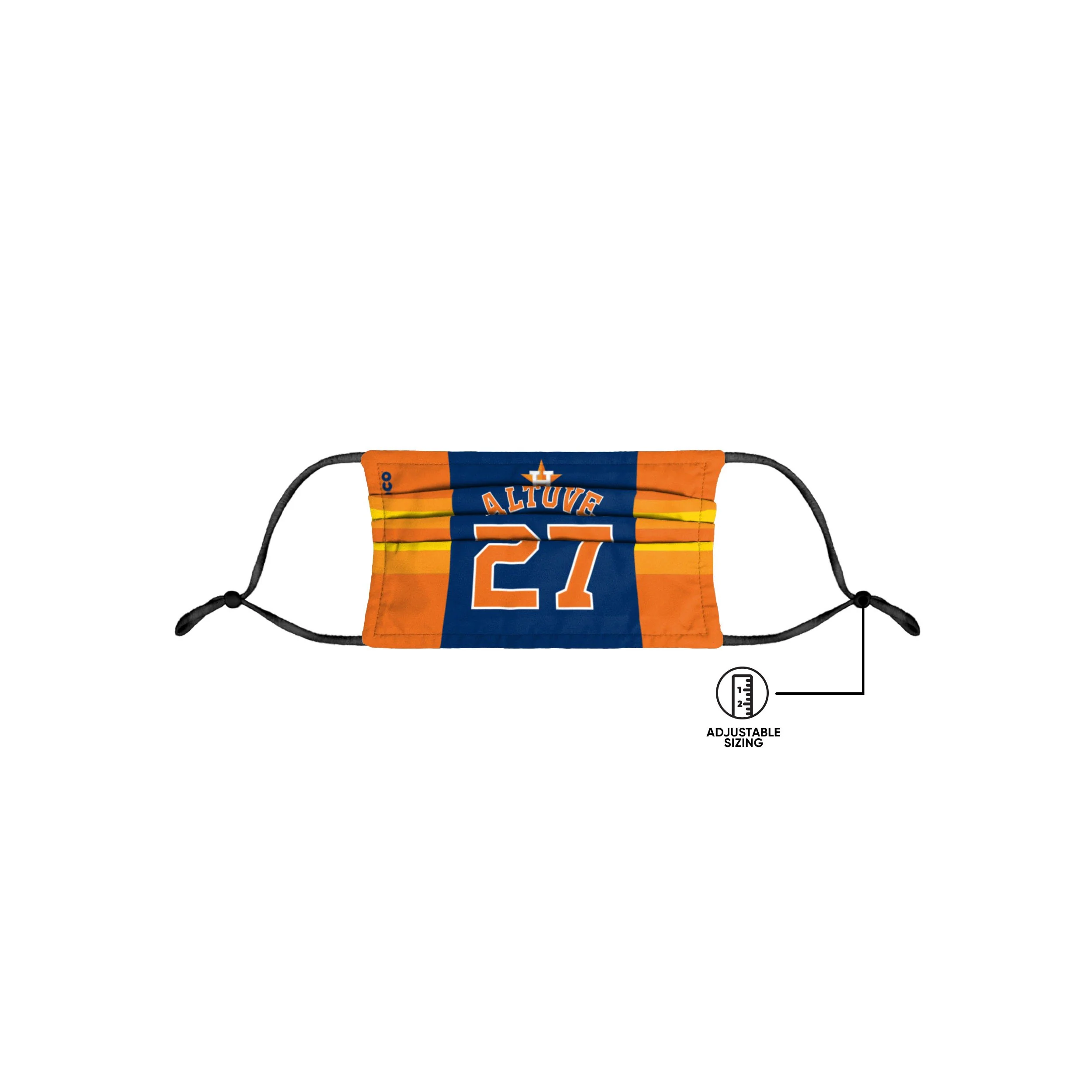Houston Astros MLB Jose Altuve Adjustable Face Cover - Image 5