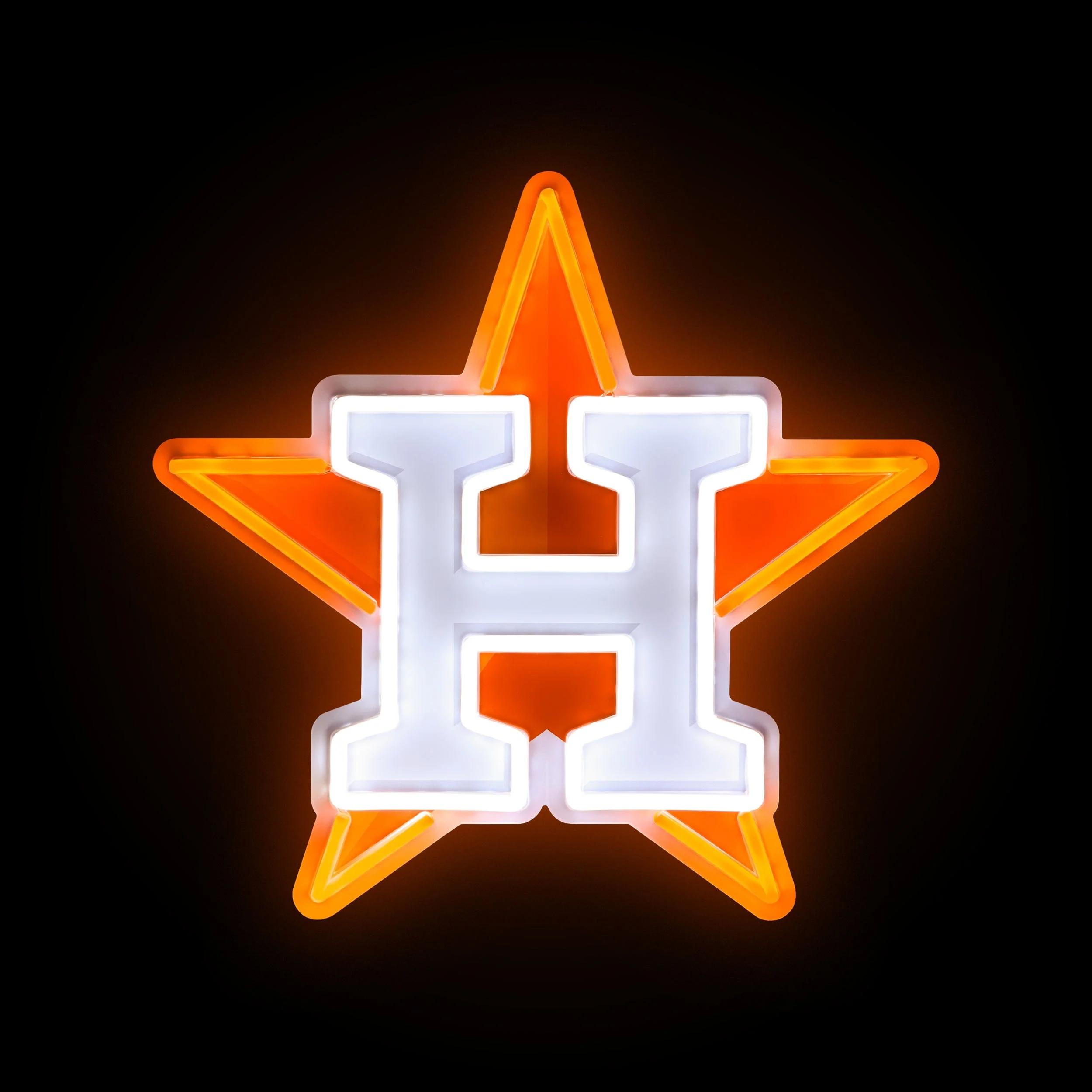Houston Astros MLB LED Neon Light Up Team Logo Sign - Image 2