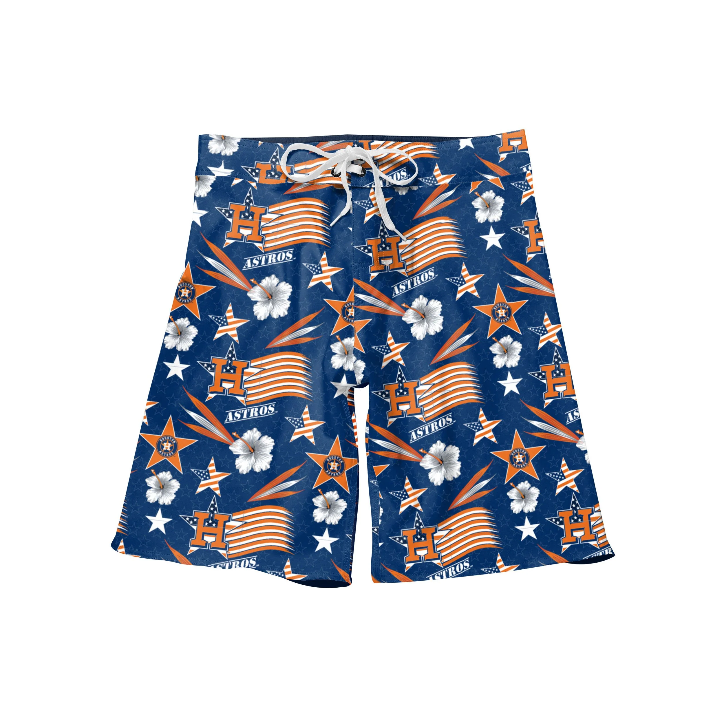 Houston Astros MLB Mens Americana Boardshorts - Image 4