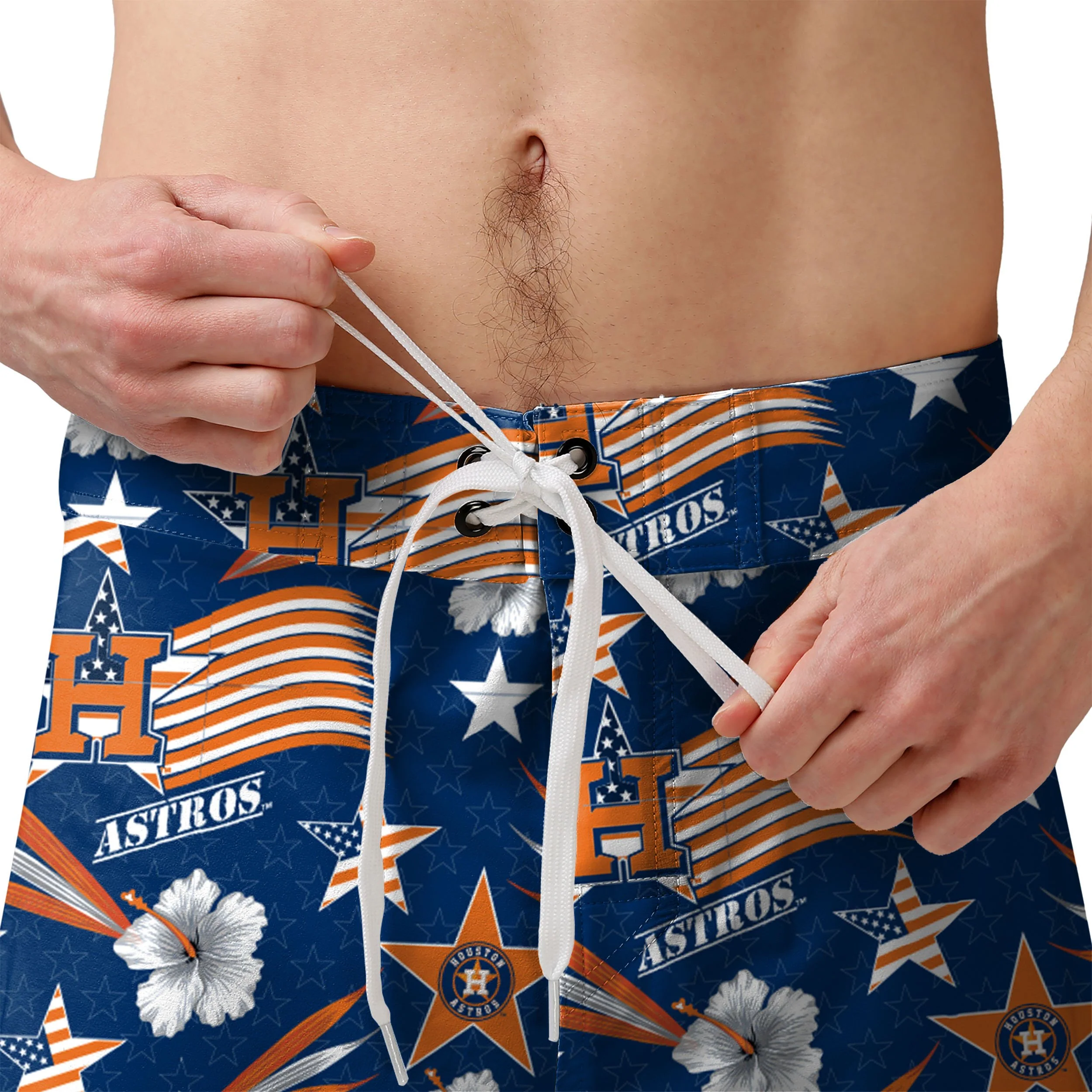 Houston Astros MLB Mens Americana Boardshorts - Image 5
