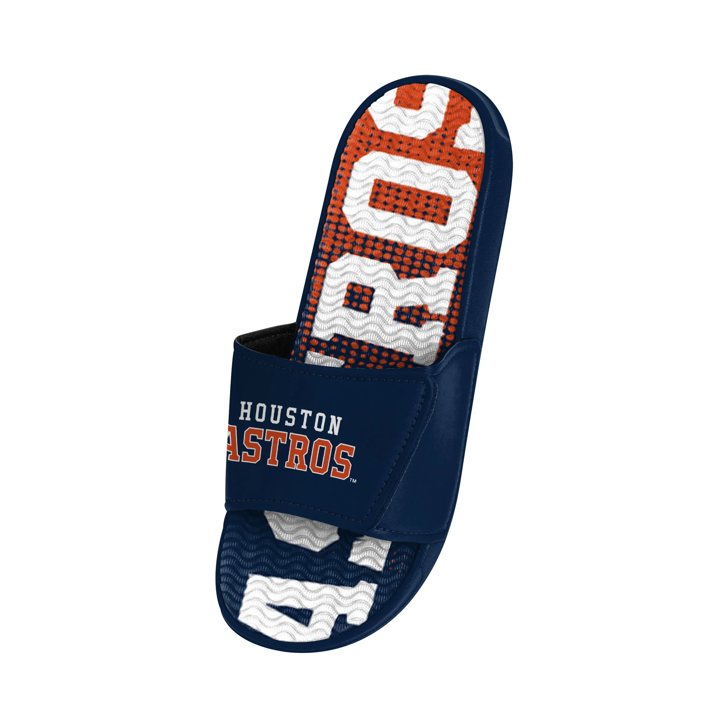 Houston Astros MLB Mens Gradient Wordmark Gel Slide - Image 3