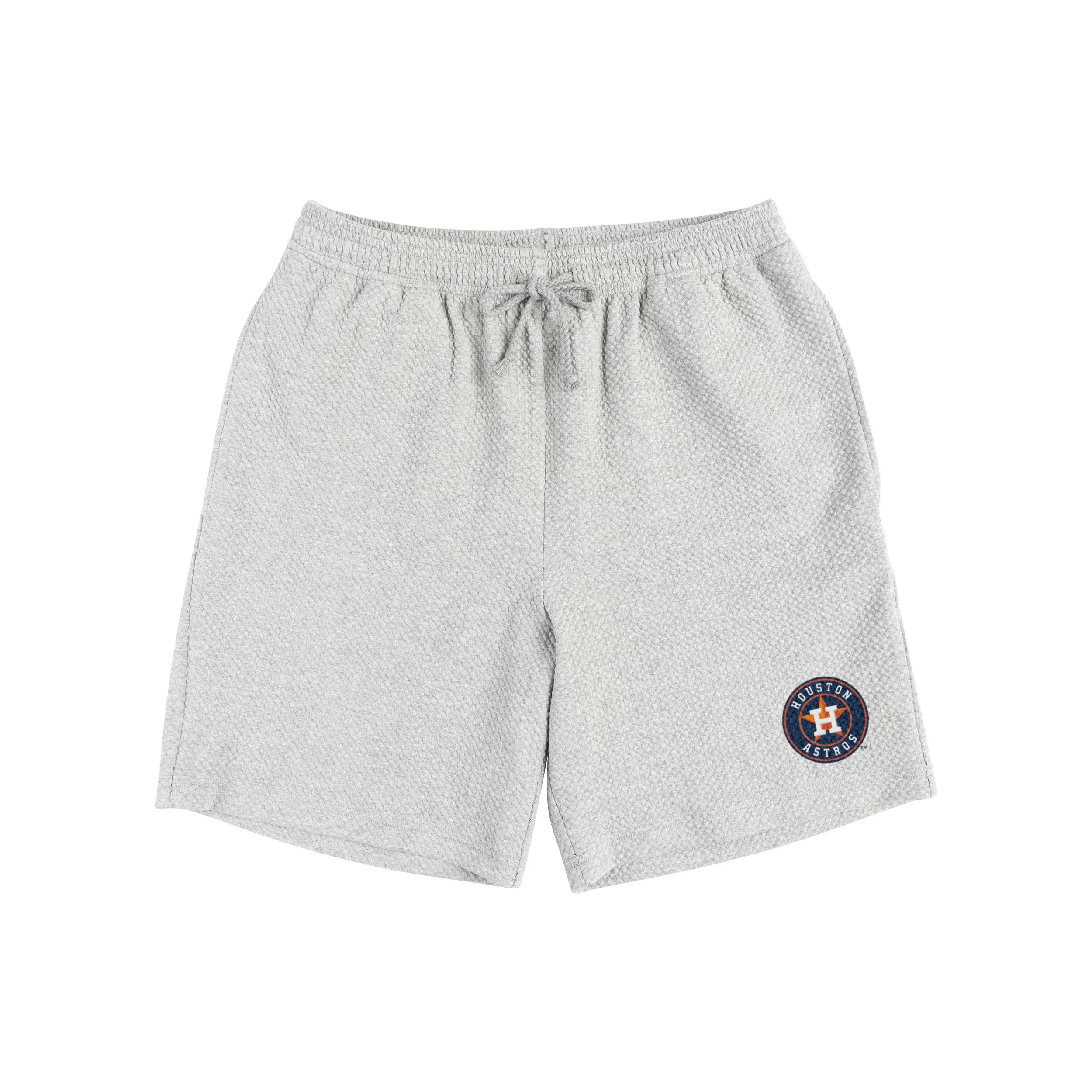 Houston Astros MLB Mens Gray Woven Shorts - Image 4