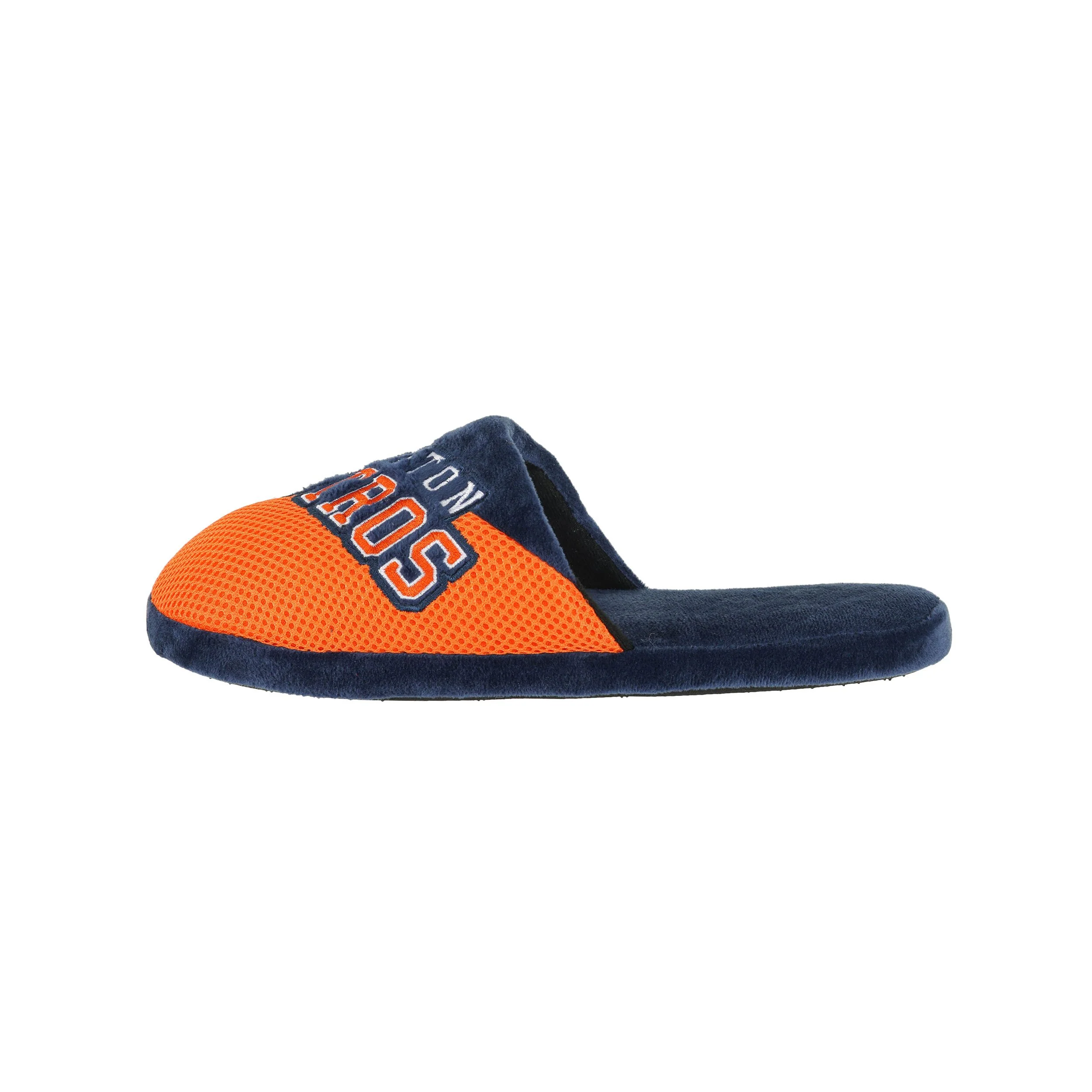 Houston Astros MLB Mens Logo Staycation Slippers - Image 2