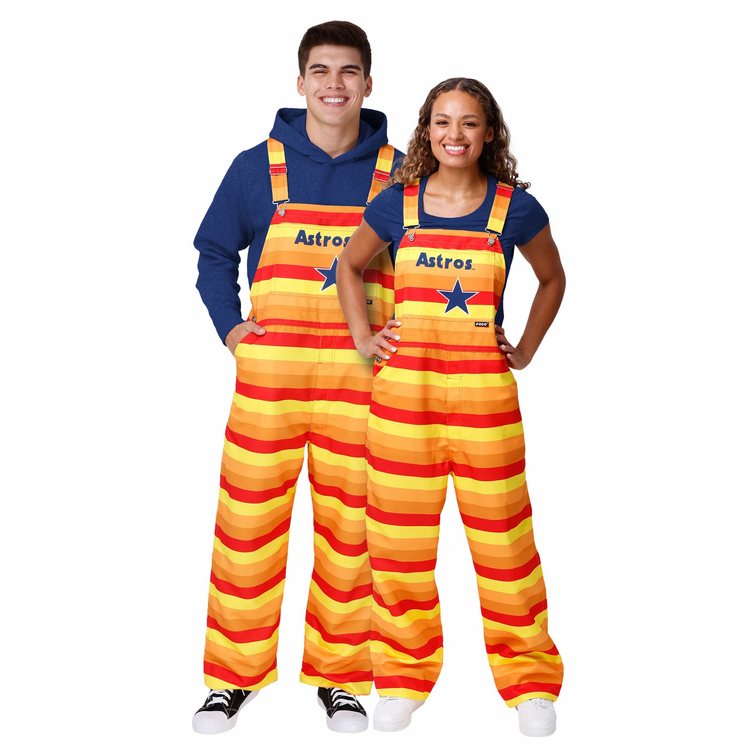 Houston Astros MLB Mens Throwback Thematic Bib Overalls - Image 3