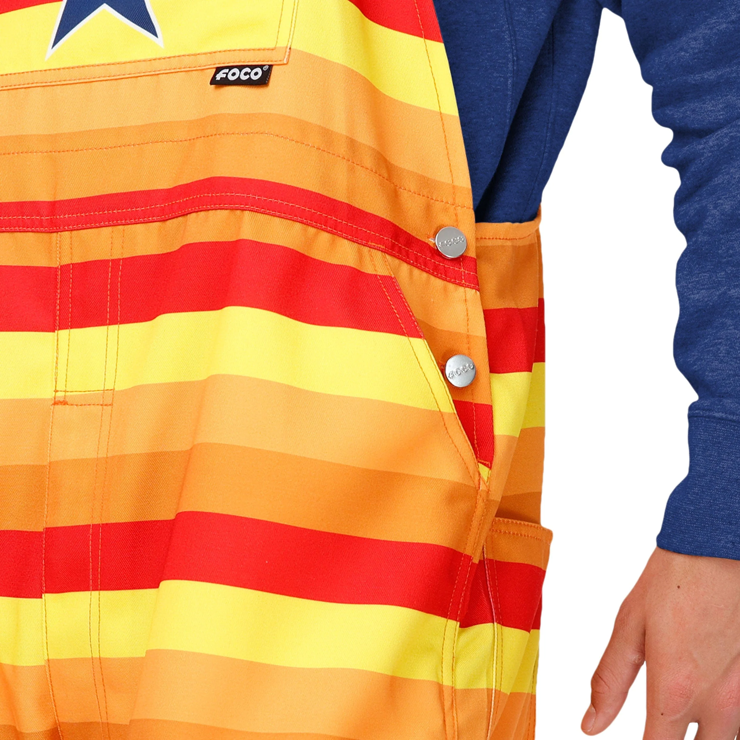 Houston Astros MLB Mens Throwback Thematic Bib Overalls - Image 5