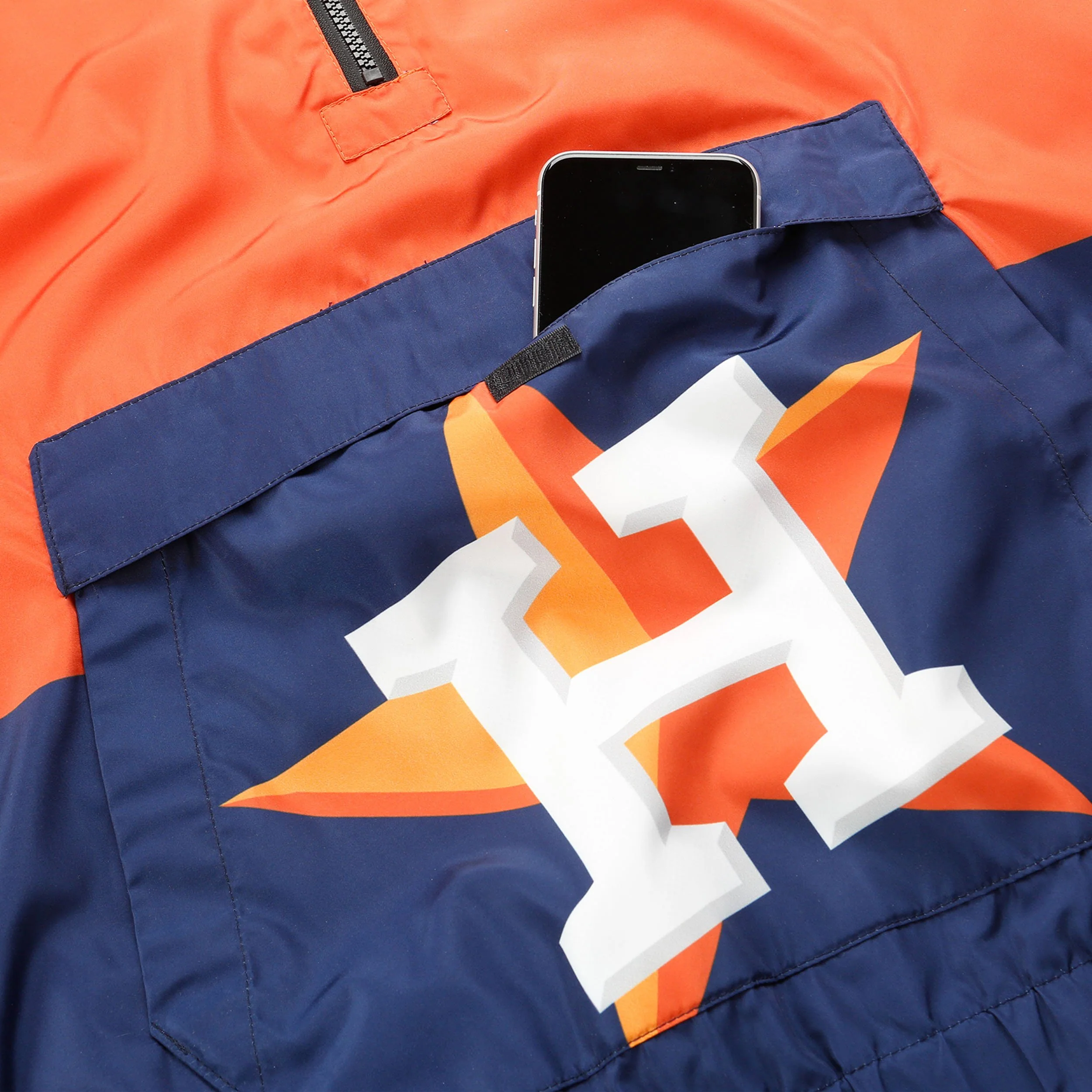 Houston Astros MLB Mens Warm-Up Windbreaker - Image 3