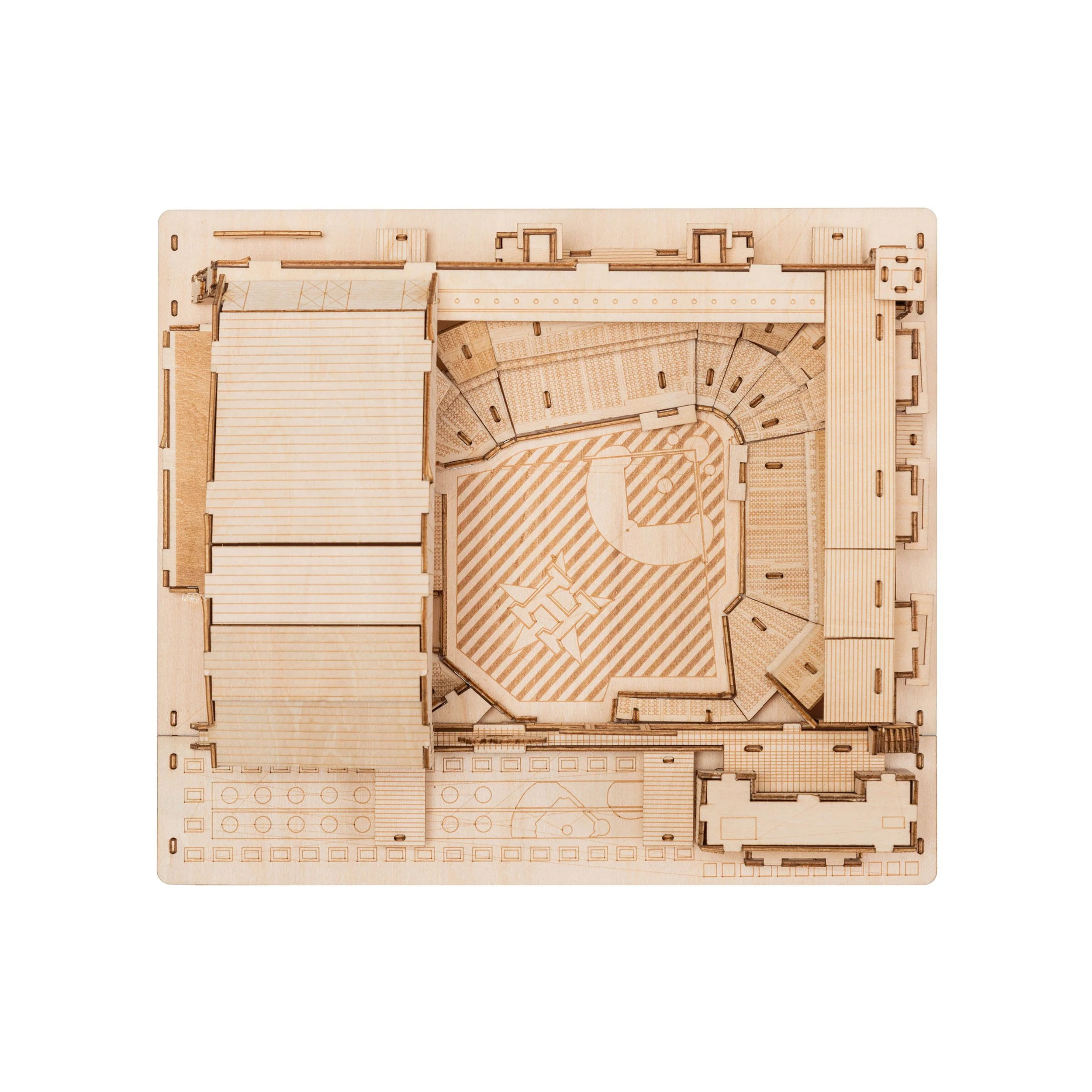 Houston Astros MLB Minute Maid Park Wood PZLZ Stadium - Image 5