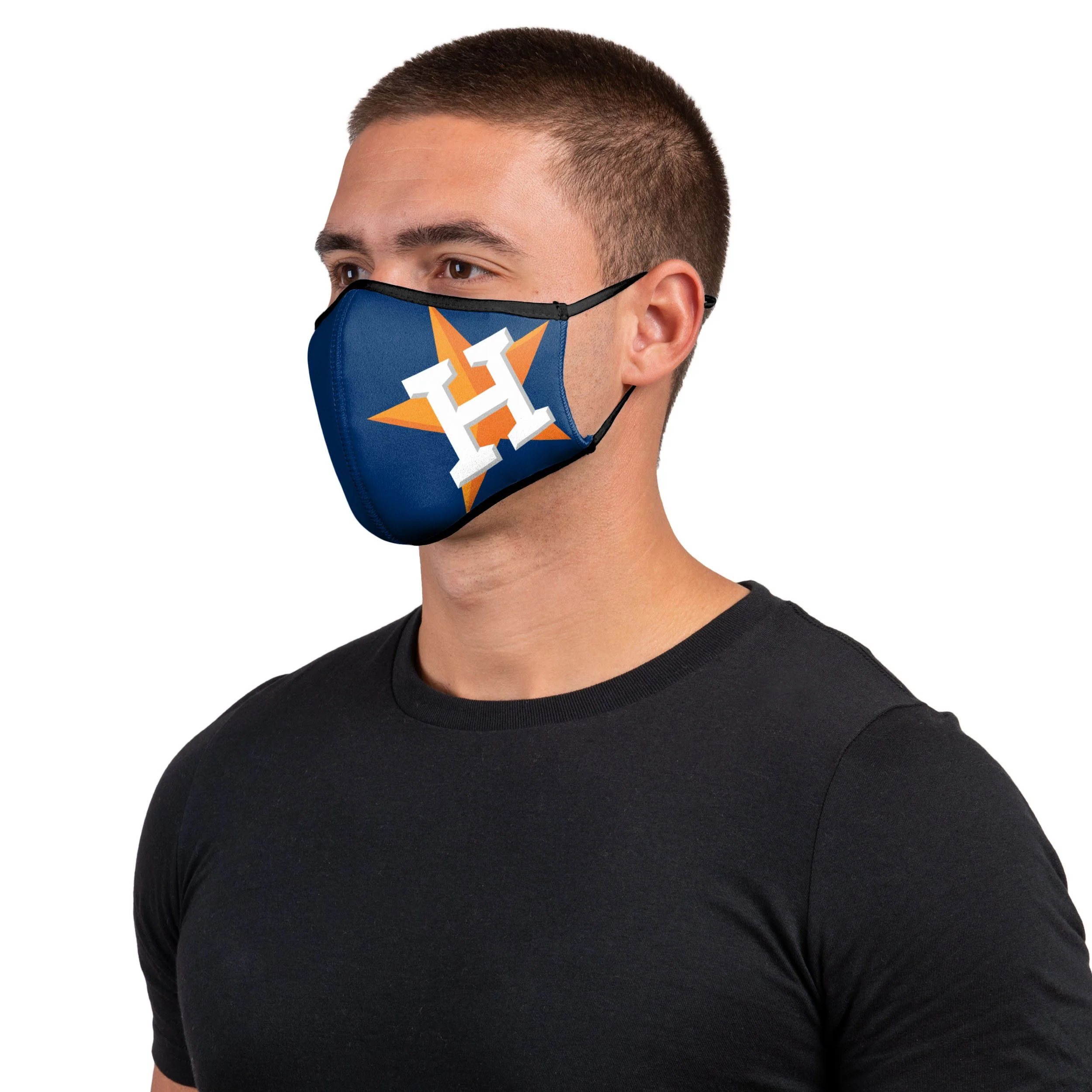 Houston Astros MLB On-Field Adjustable Navy Sport Face Cover - Image 2