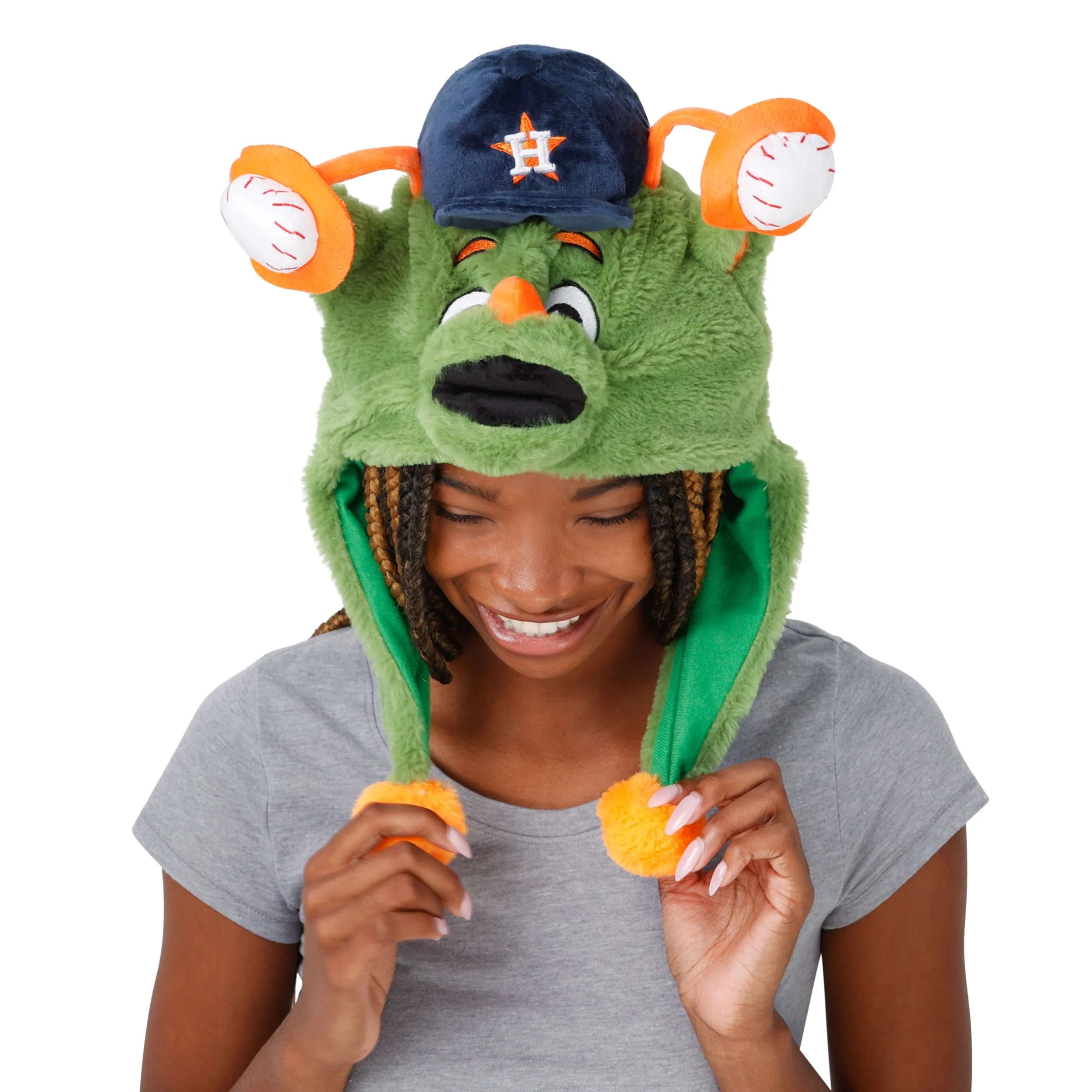 Houston Astros MLB Orbit Mascot Plush Hat - Image 4