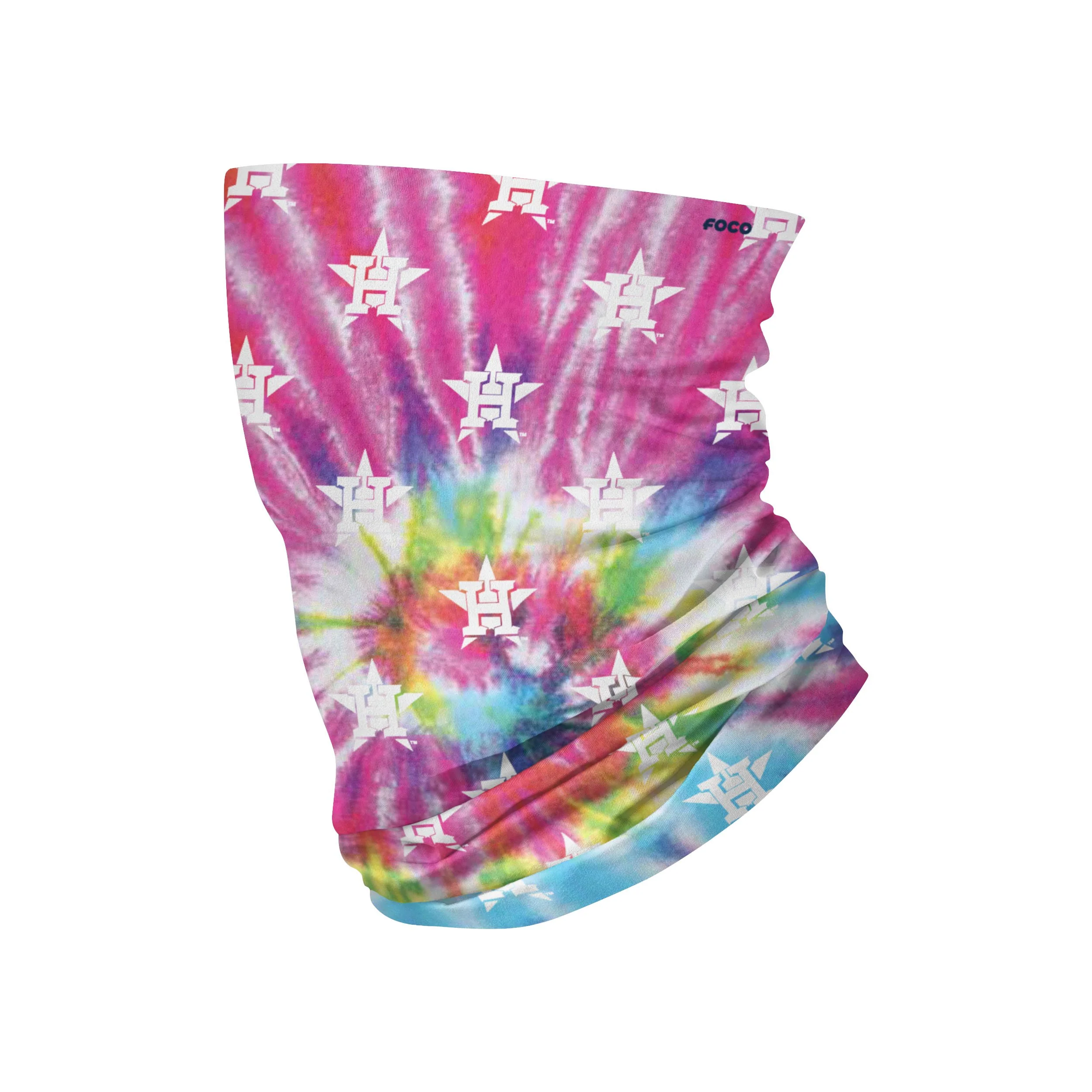 Houston Astros MLB Pastel Tie-Dye Gaiter Scarf