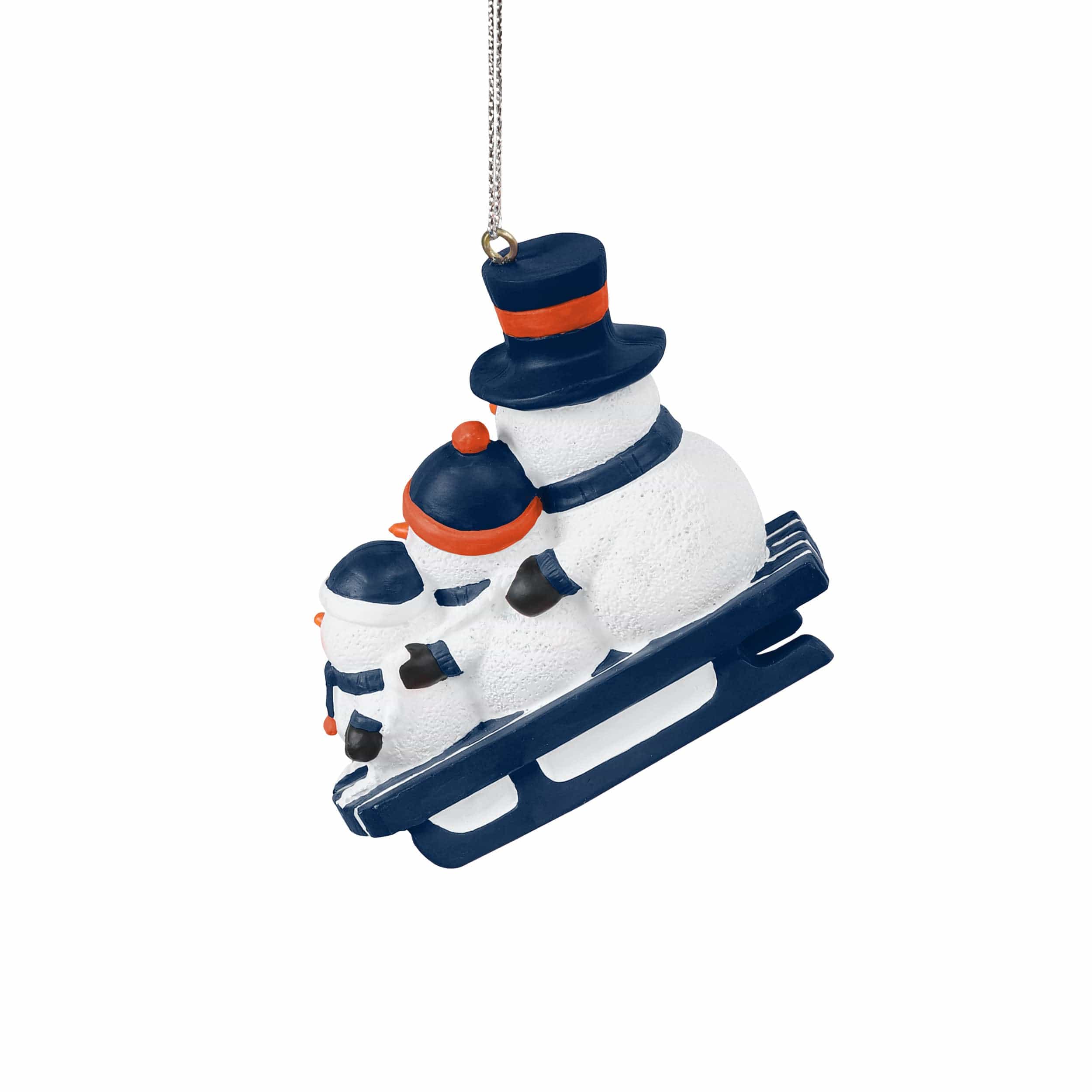 Houston Astros MLB Sledding Snowmen Ornament - Image 3