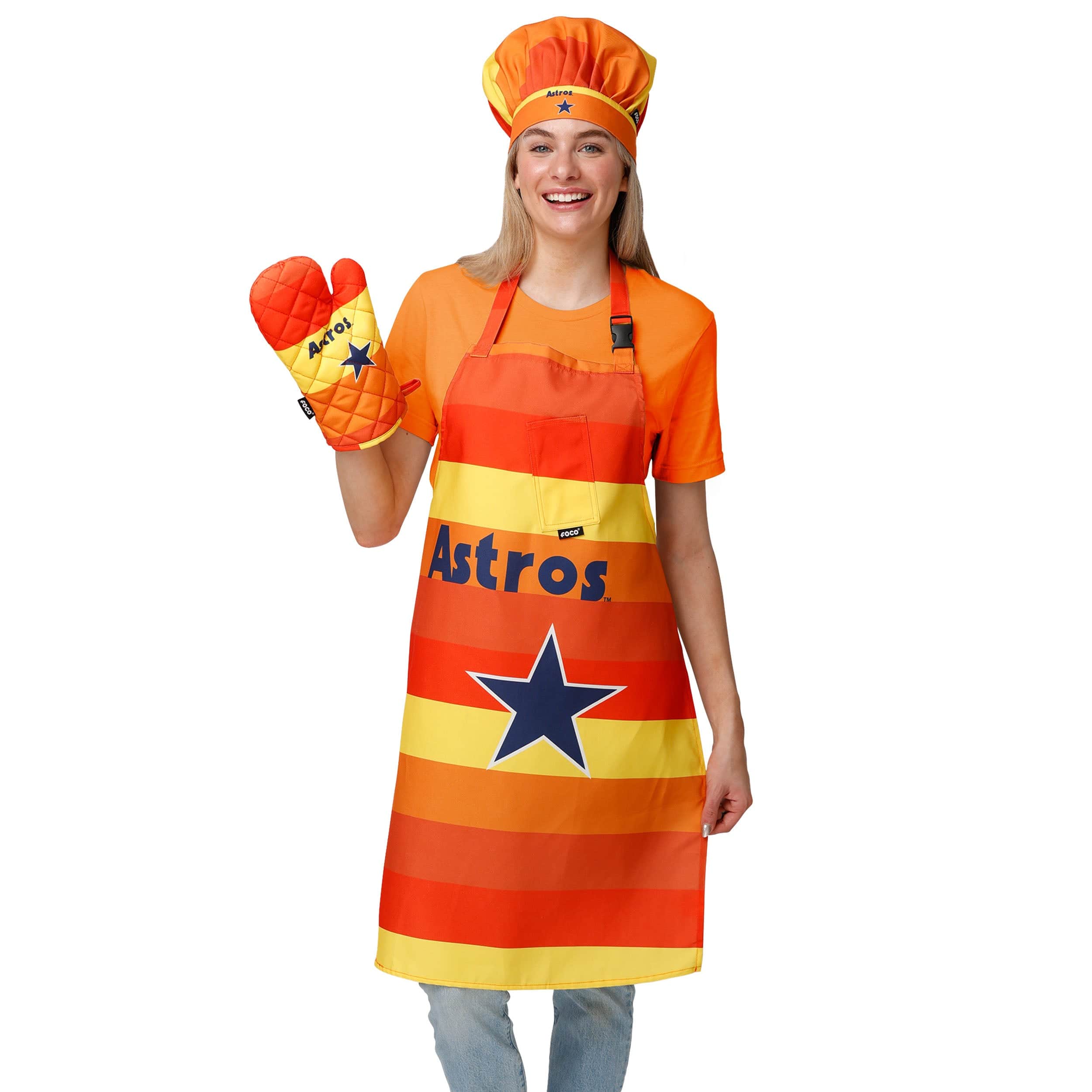 Houston Astros MLB Thematic Chef Hat - Image 2