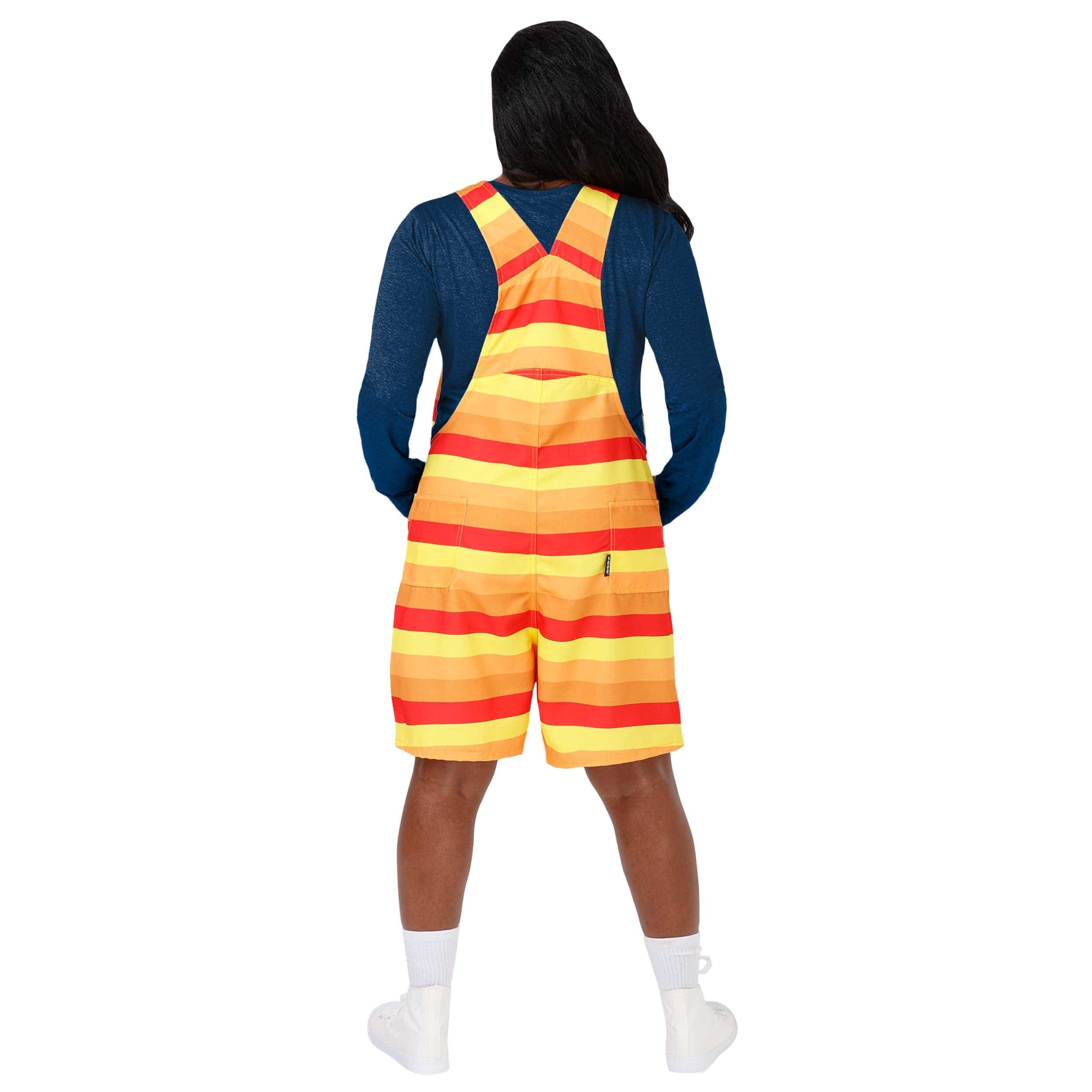 Houston Astros MLB Womens Throwback Thematic Bib Shortalls - Image 2