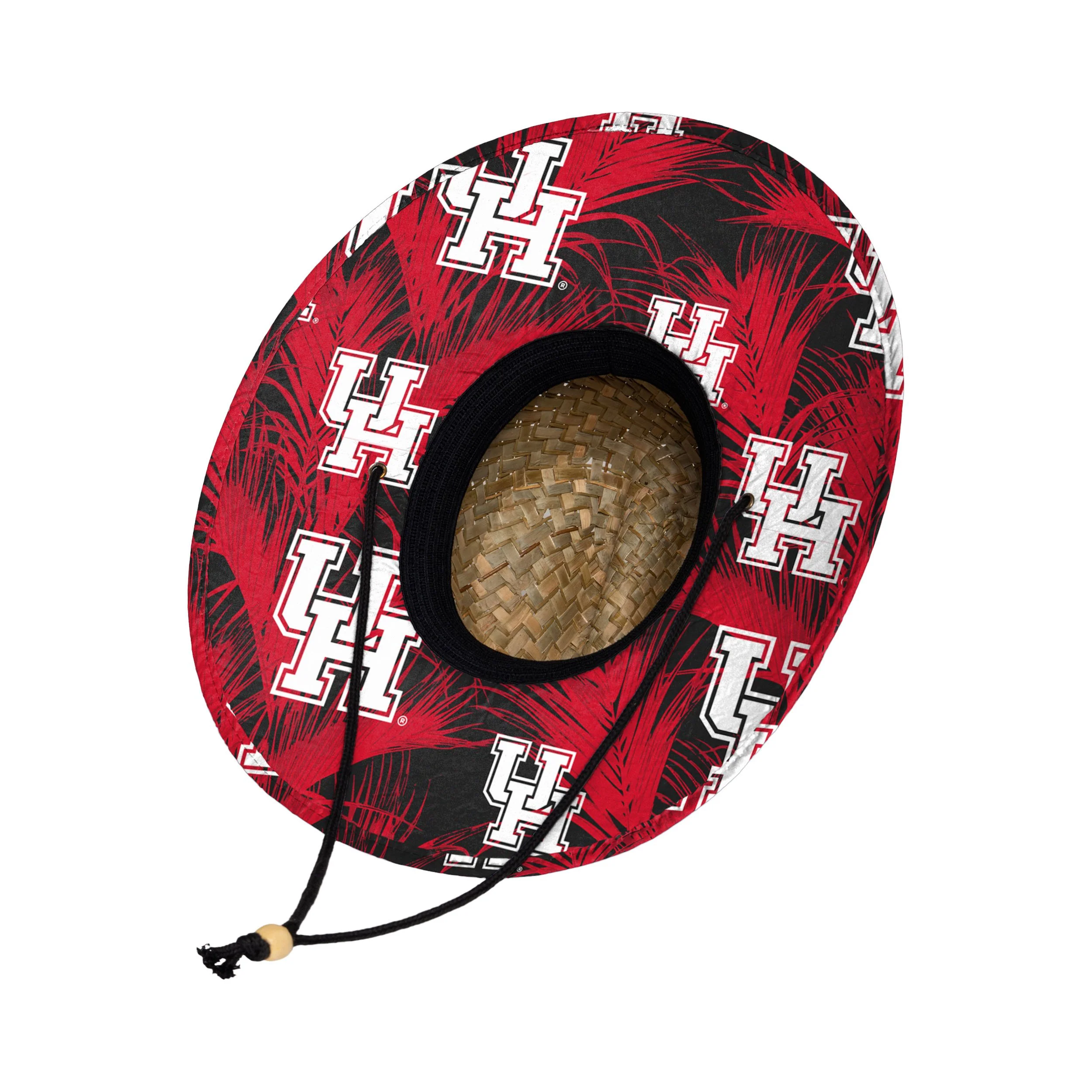 Houston Cougars NCAA Floral Straw Hat - Image 2