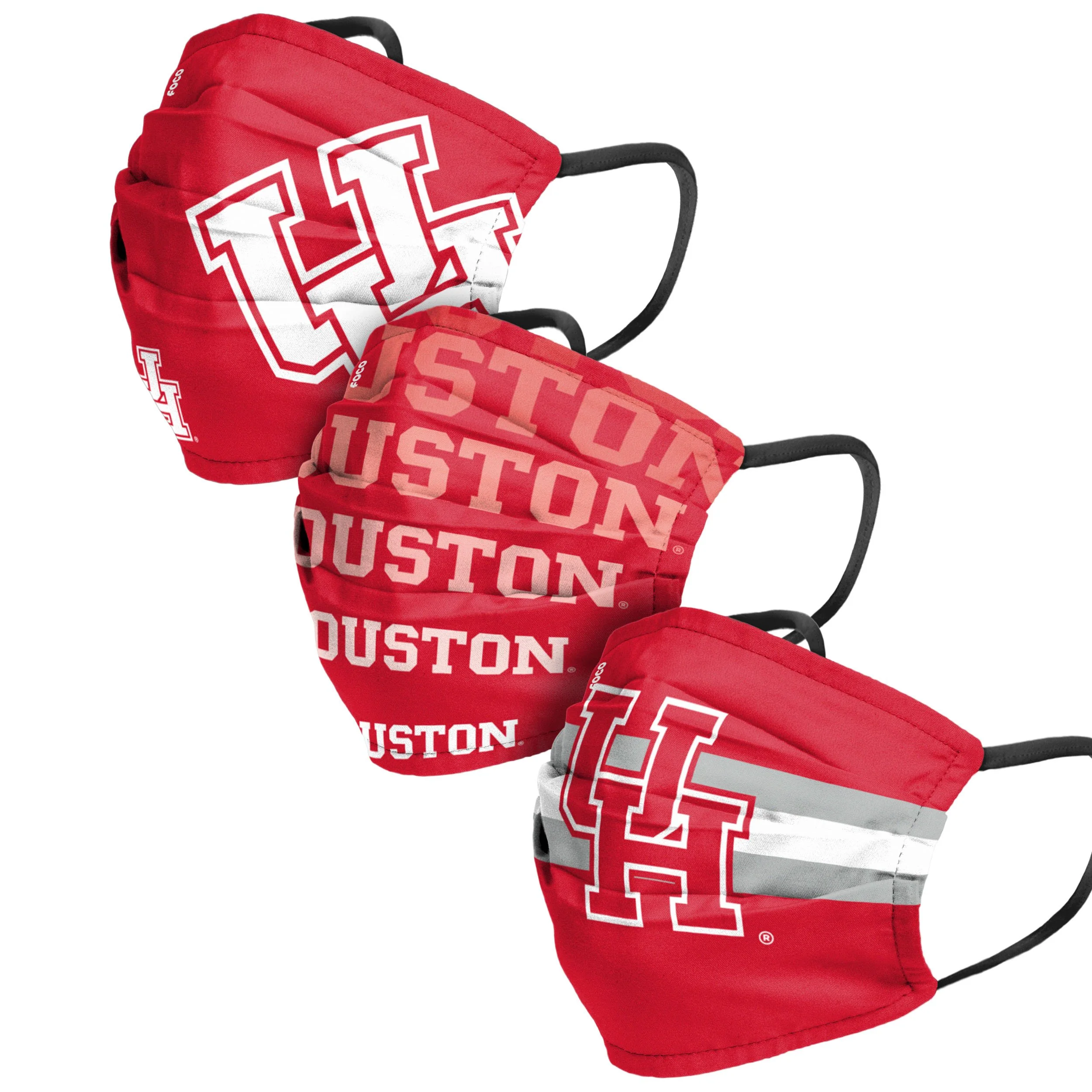 Houston Cougars NCAA Mens Matchday 3 Pack Face Cover
