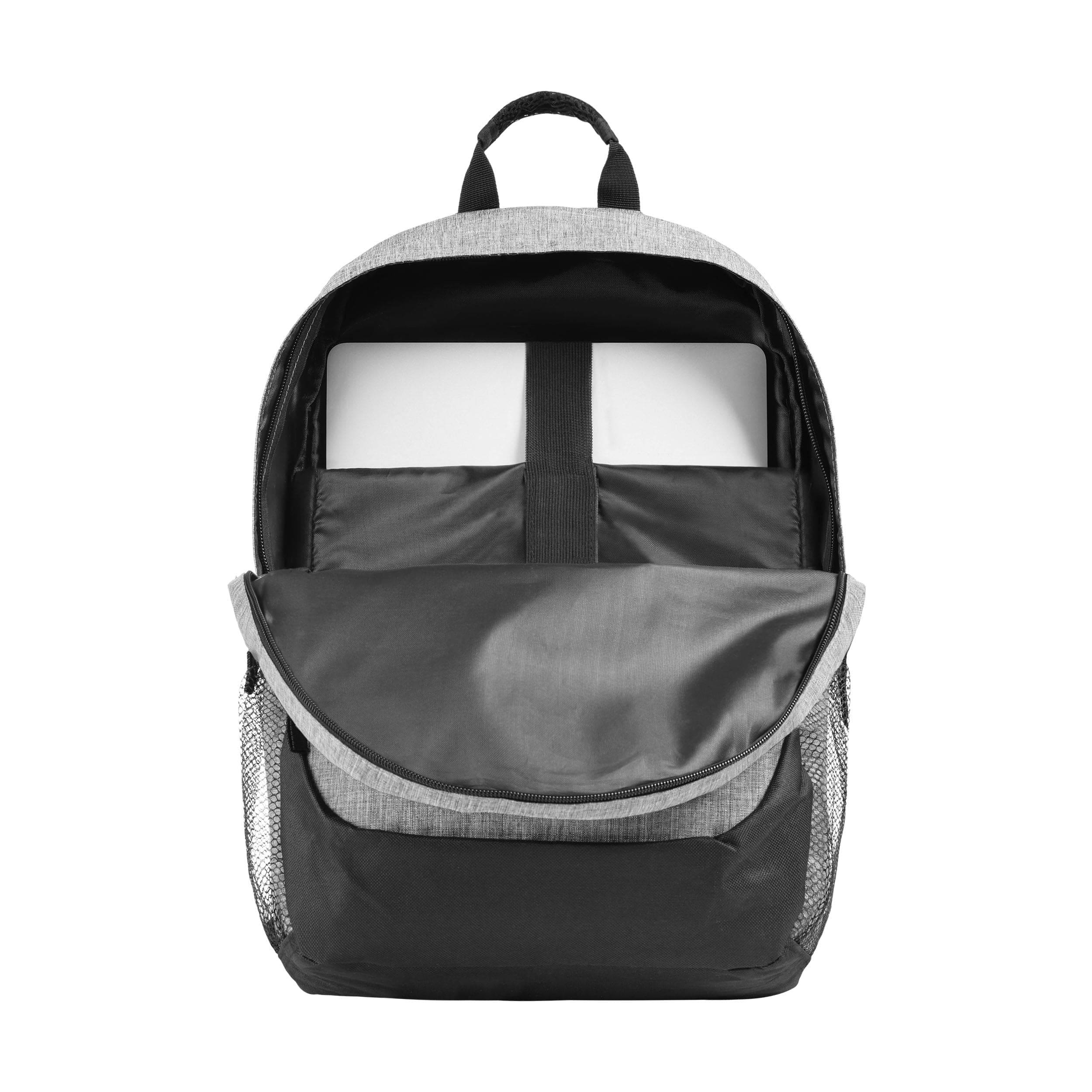 Houston Rockets NBA Heather Grey Bold Color Backpack - Image 3