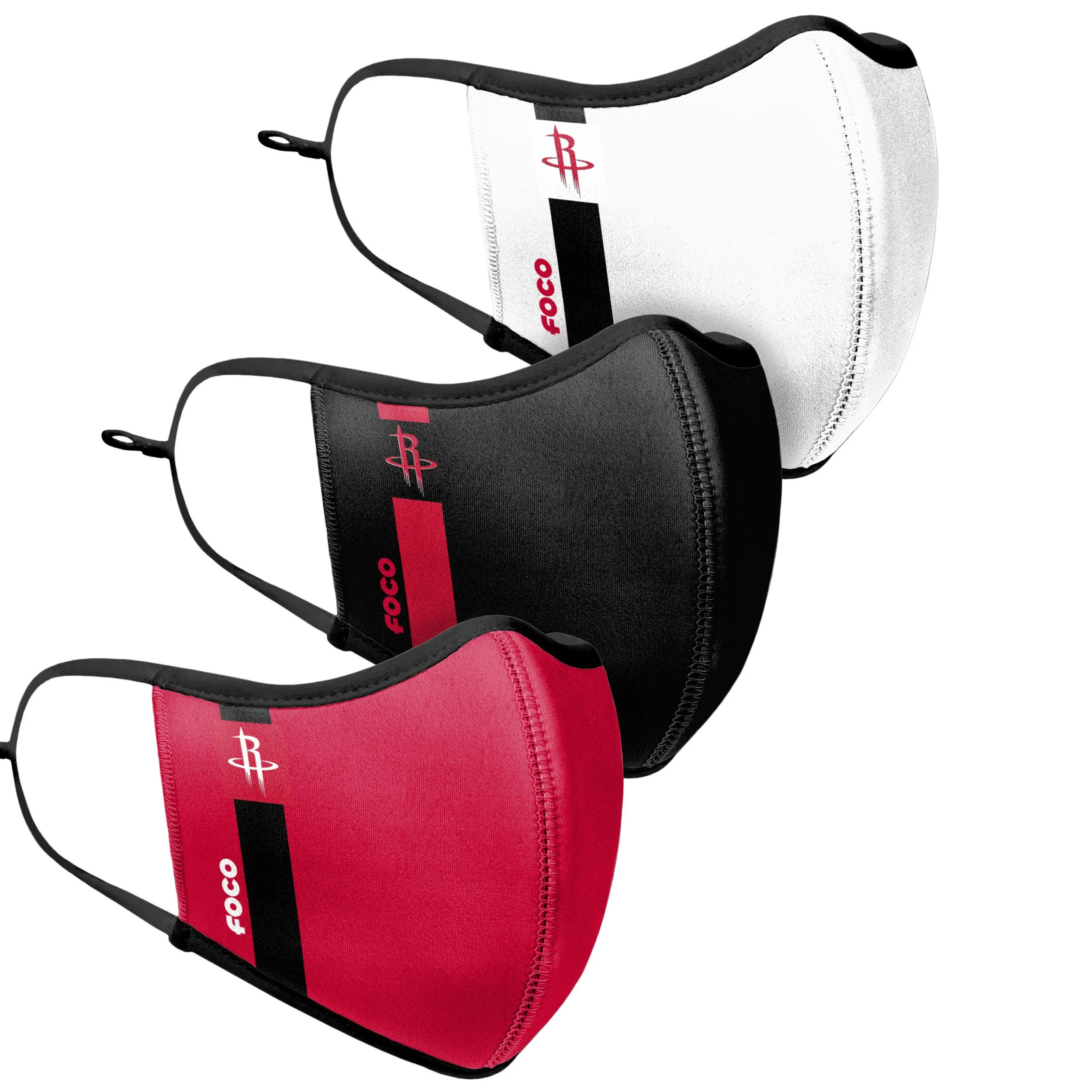 Houston Rockets NBA Sport 3 Pack Face Cover - Image 4