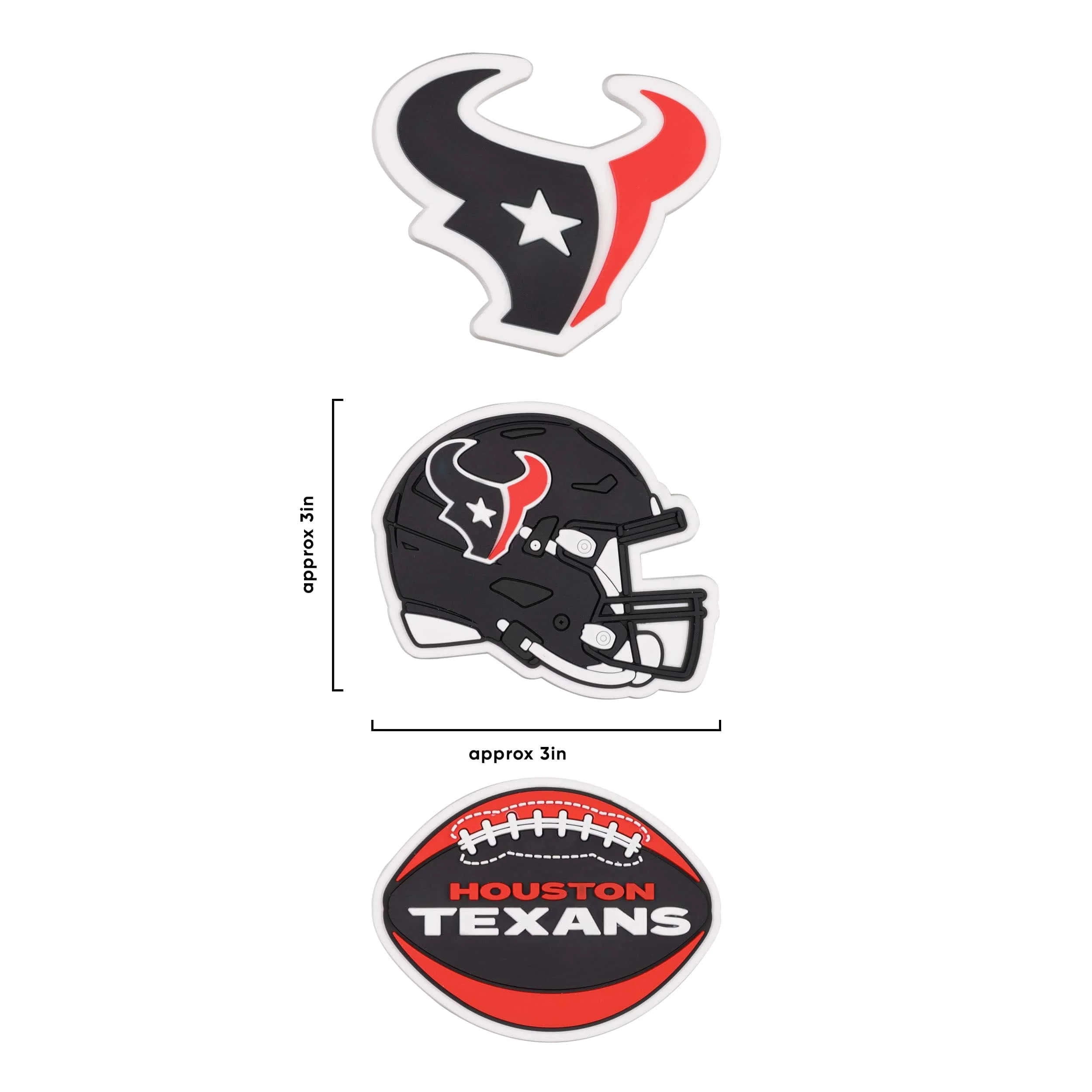 Houston Texans NFL 3 Pack Tailgate Tote Charms - Image 4