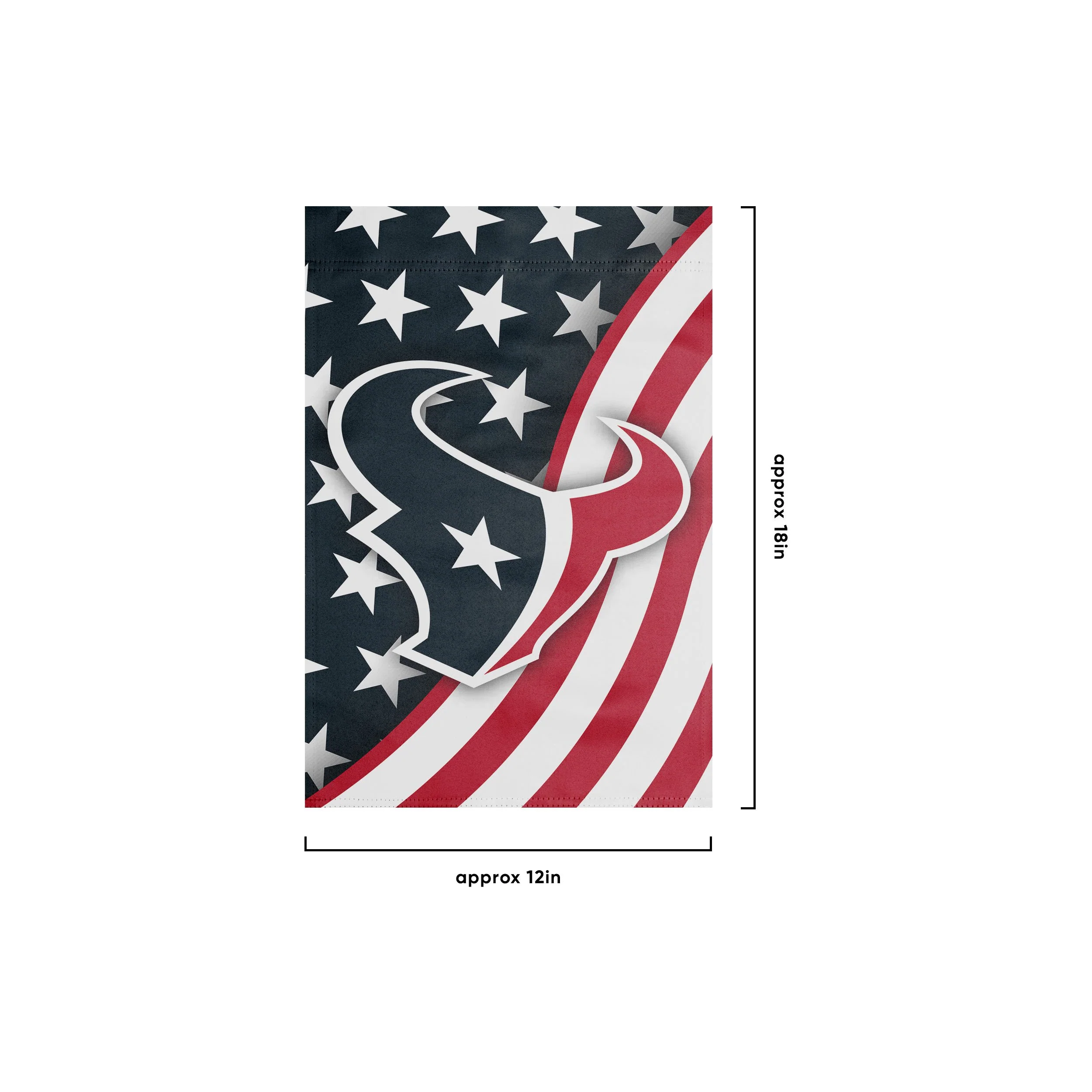 Houston Texans NFL Americana Garden Flag - Image 3