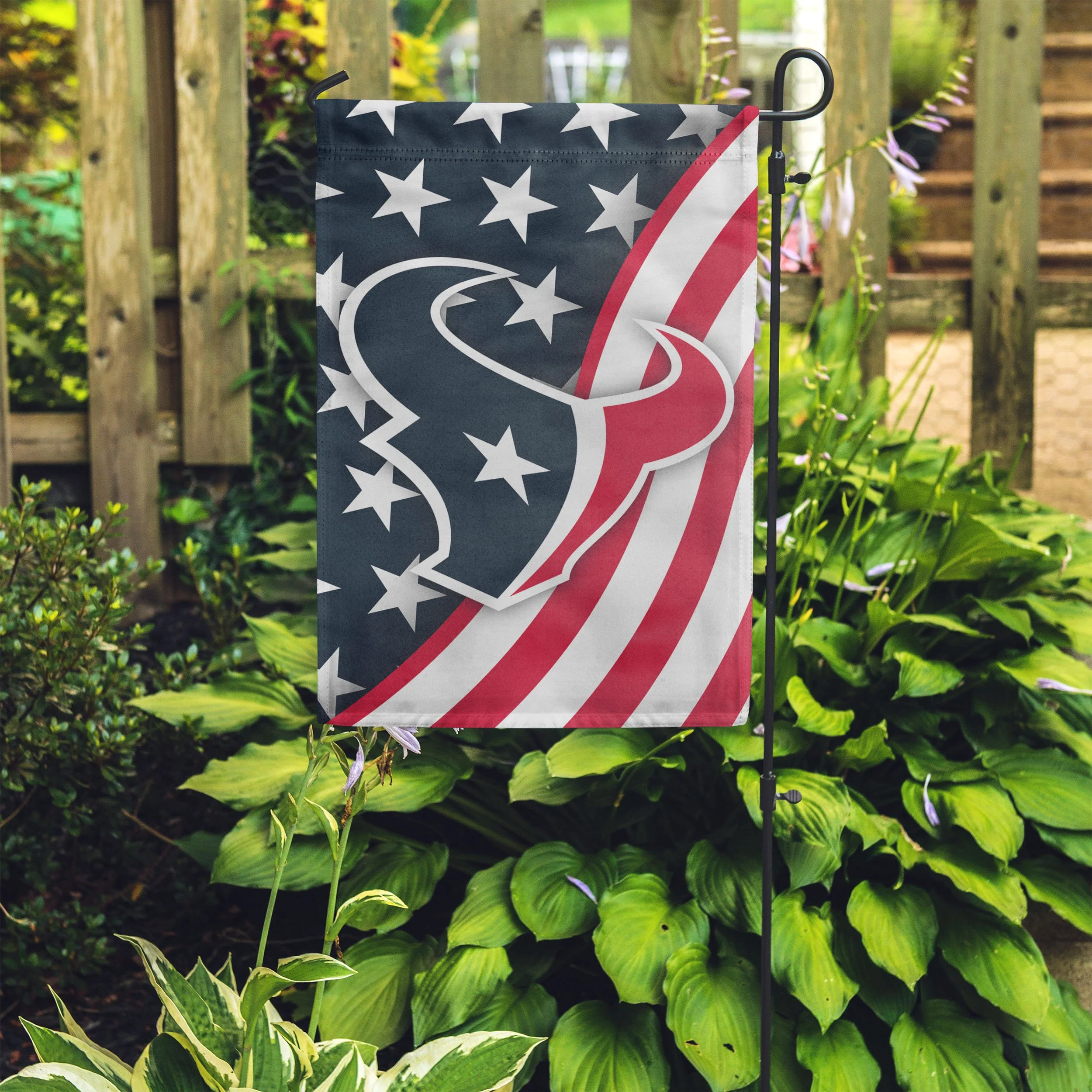Houston Texans NFL Americana Garden Flag - Image 4