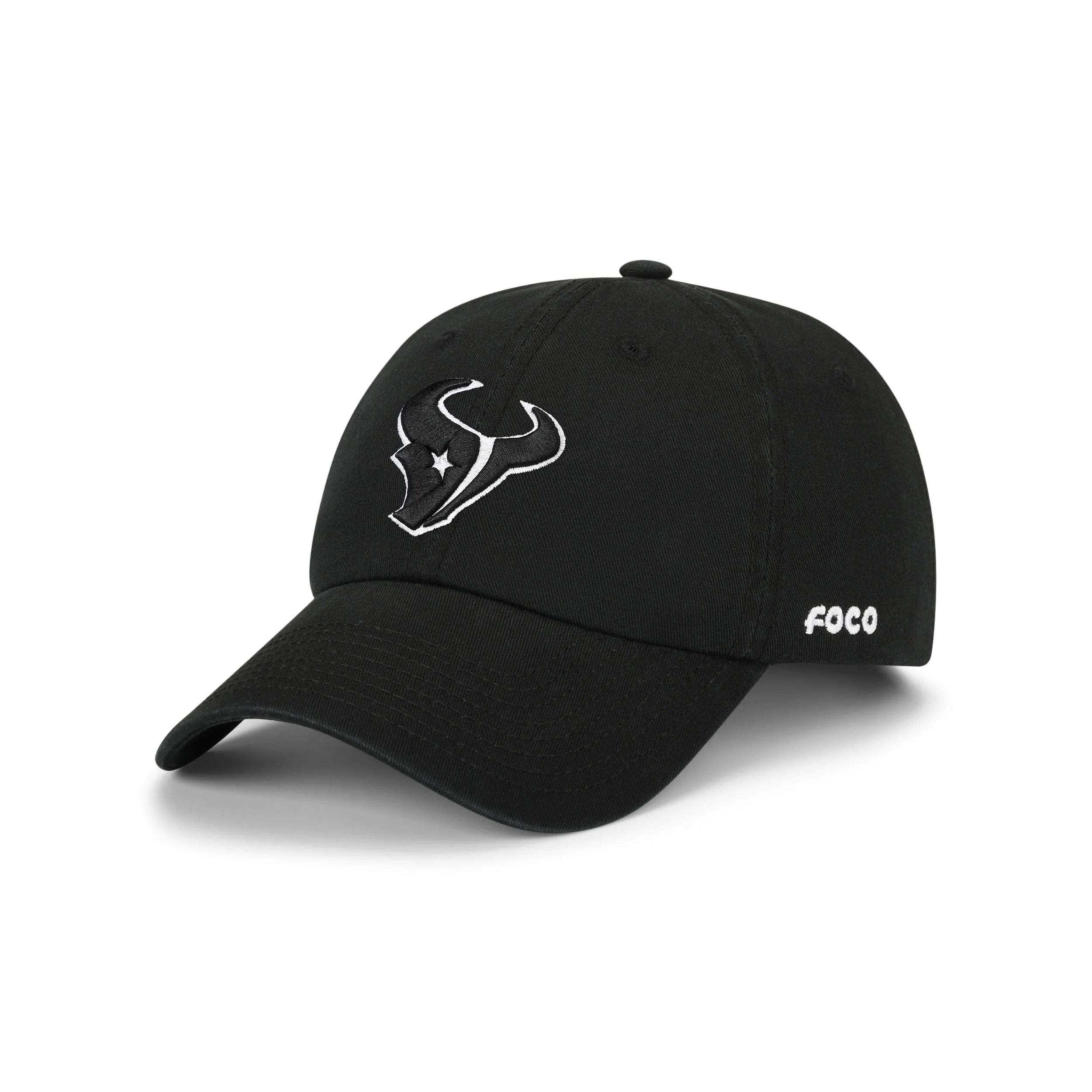 Houston Texans NFL Black & White Casual Cap