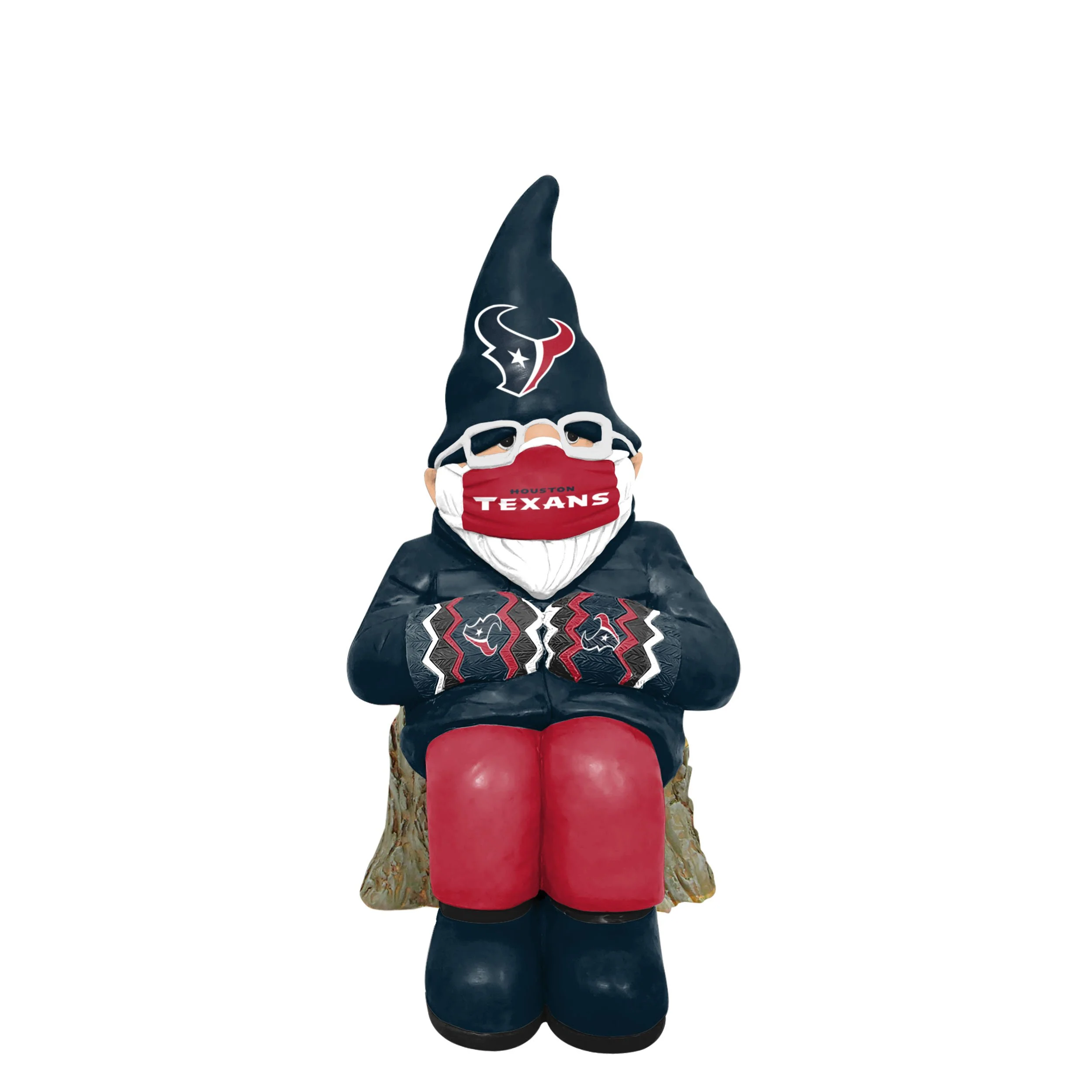 Houston Texans NFL Bundled Up Gnome