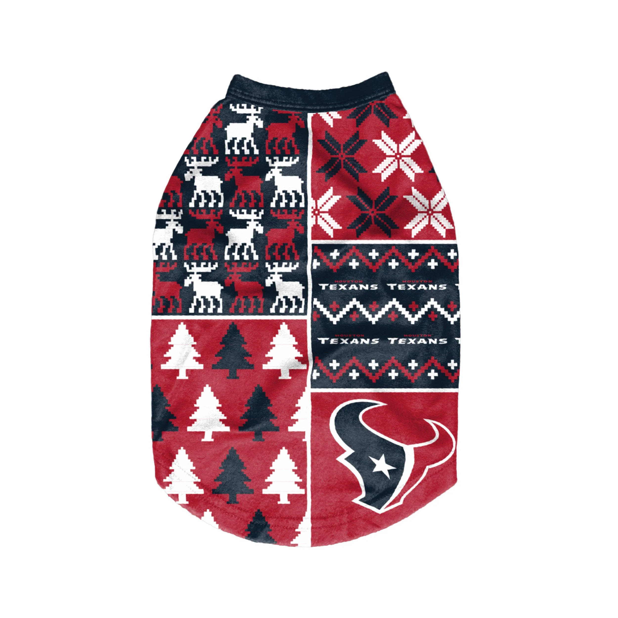 Houston Texans NFL Busy Block Dog Sweater - Image 2
