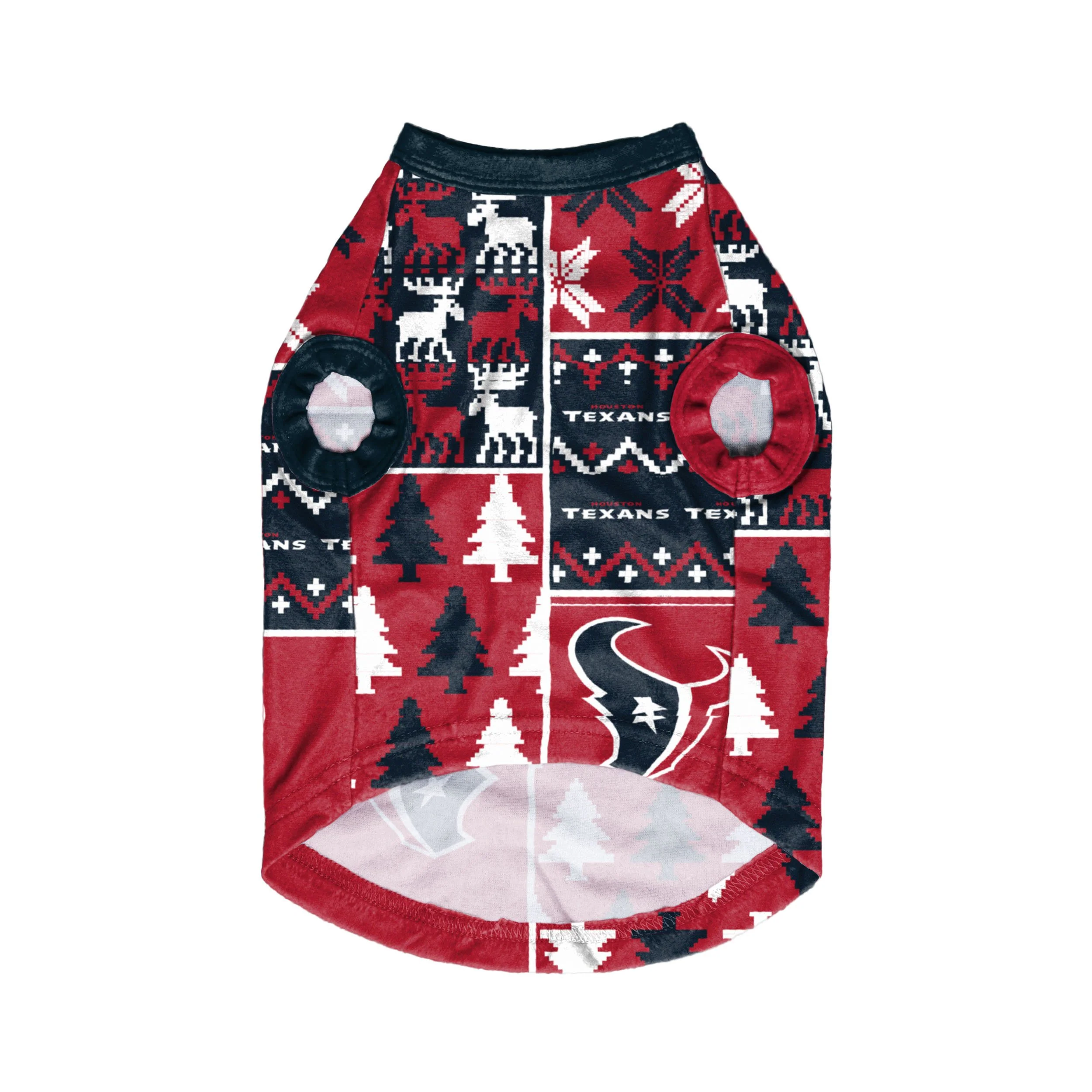 Houston Texans NFL Busy Block Dog Sweater - Image 3