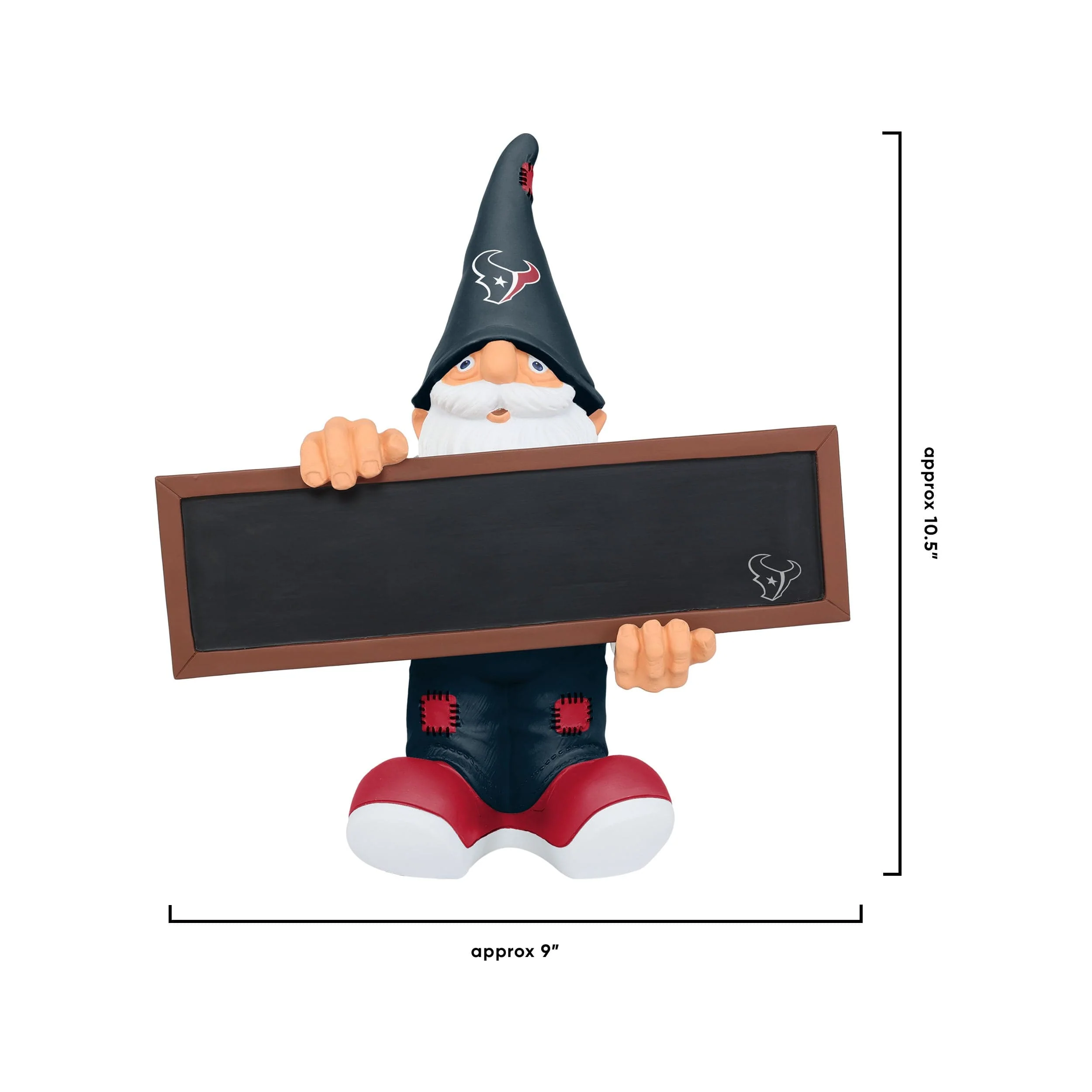 Houston Texans NFL Chalkboard Sign Gnome - Image 4