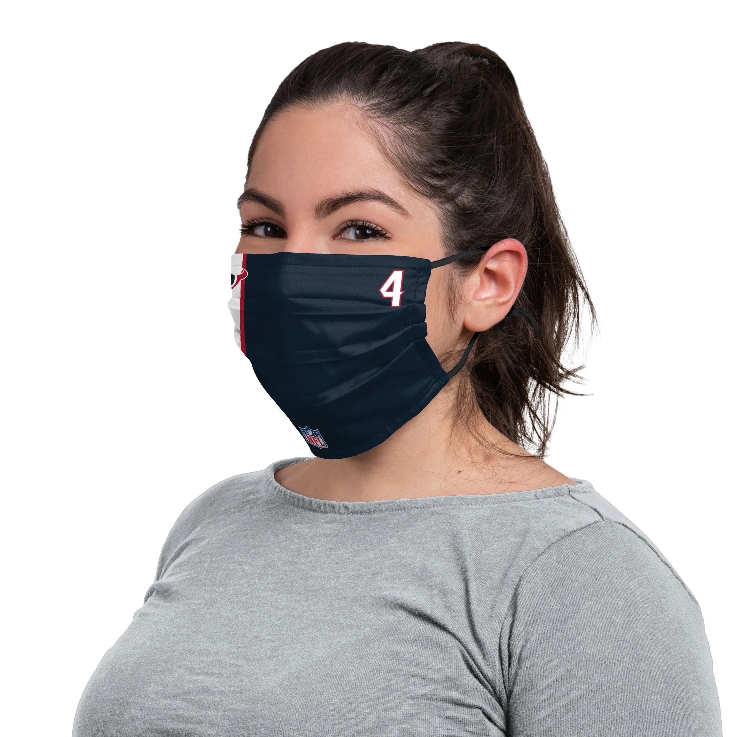 Houston Texans NFL Deshaun Watson On-Field Sideline Face Cover - Image 3