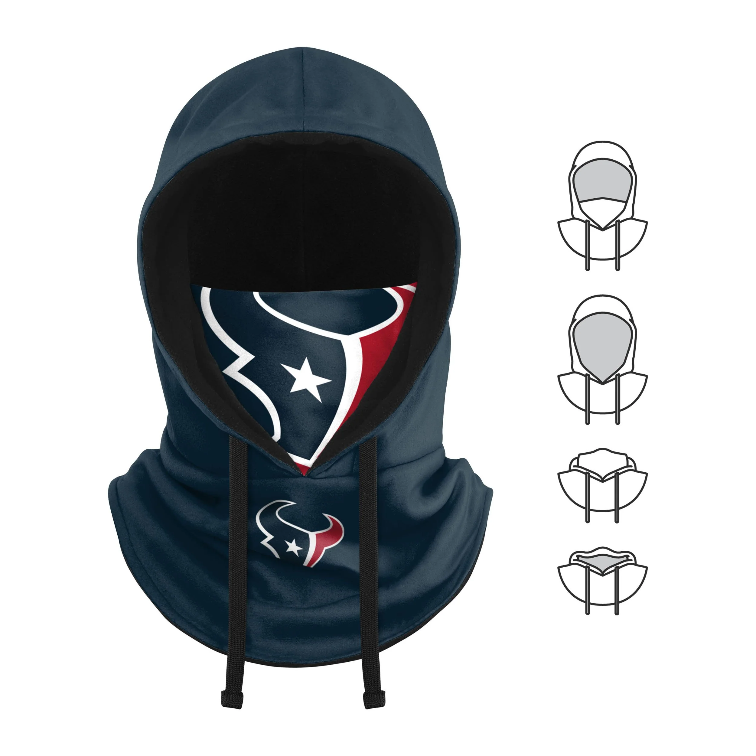 Houston Texans NFL Drawstring Hooded Gaiter - Image 5