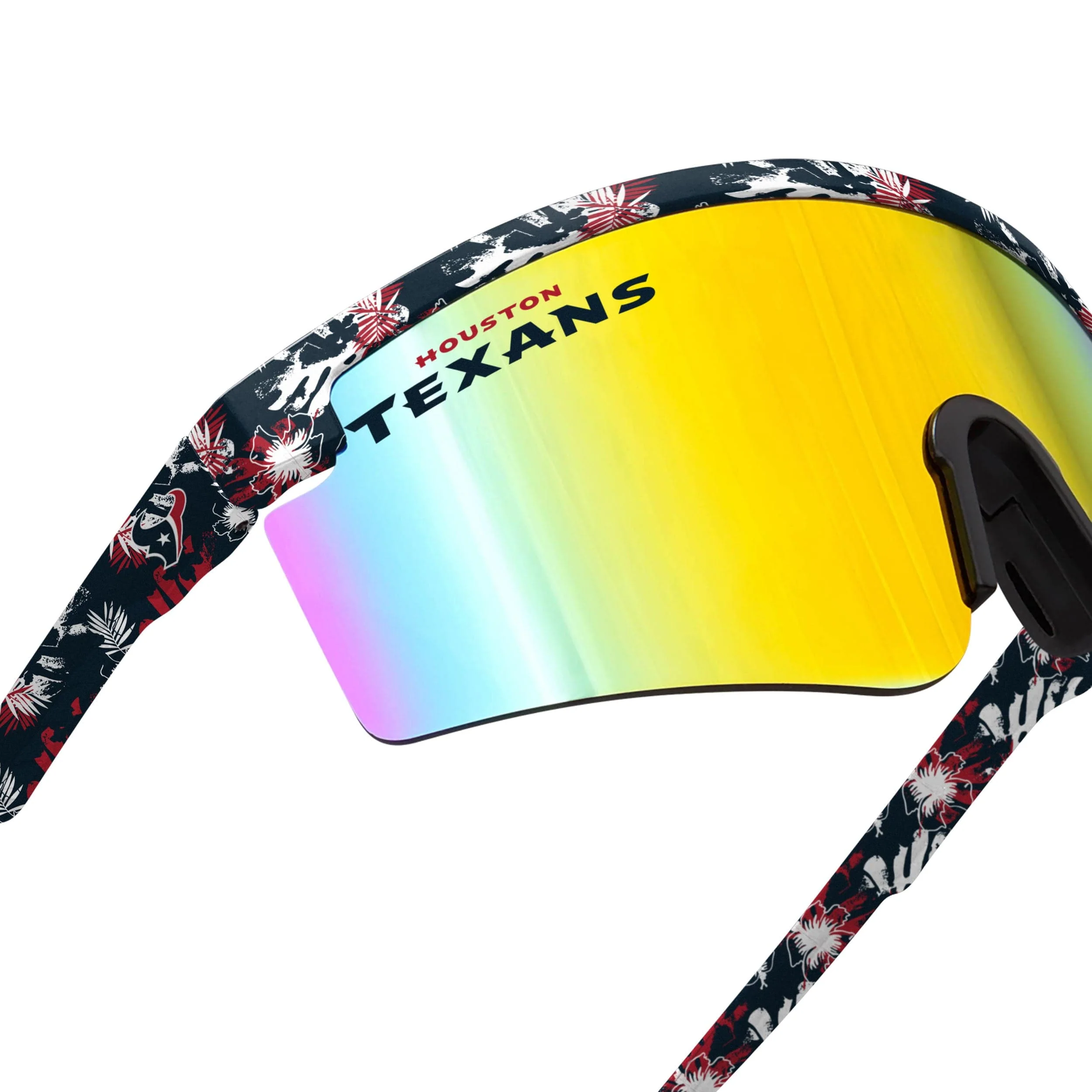 Houston Texans NFL Floral Large Frame Sunglasses - Image 4