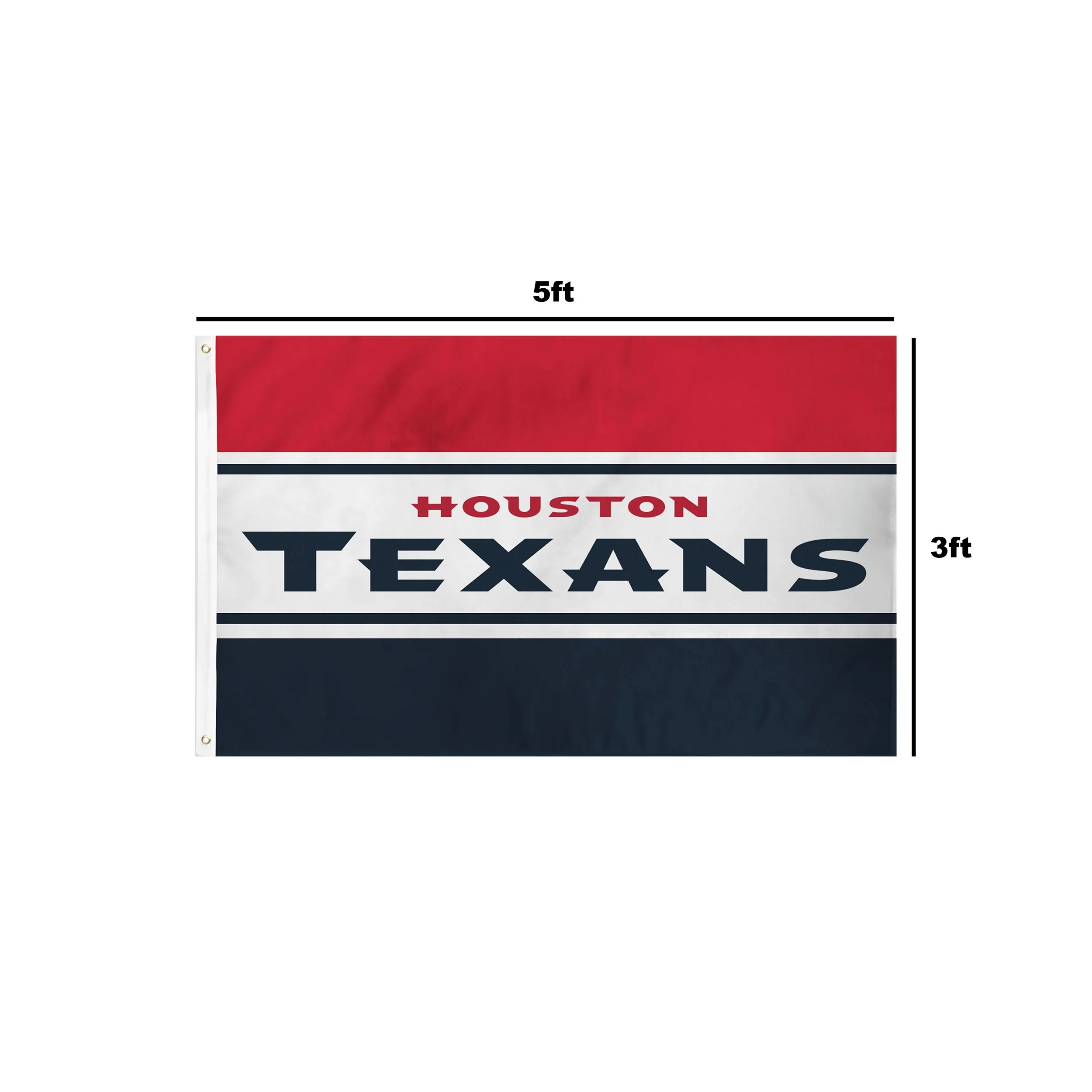 Houston Texans NFL Horizontal Flag - Image 3