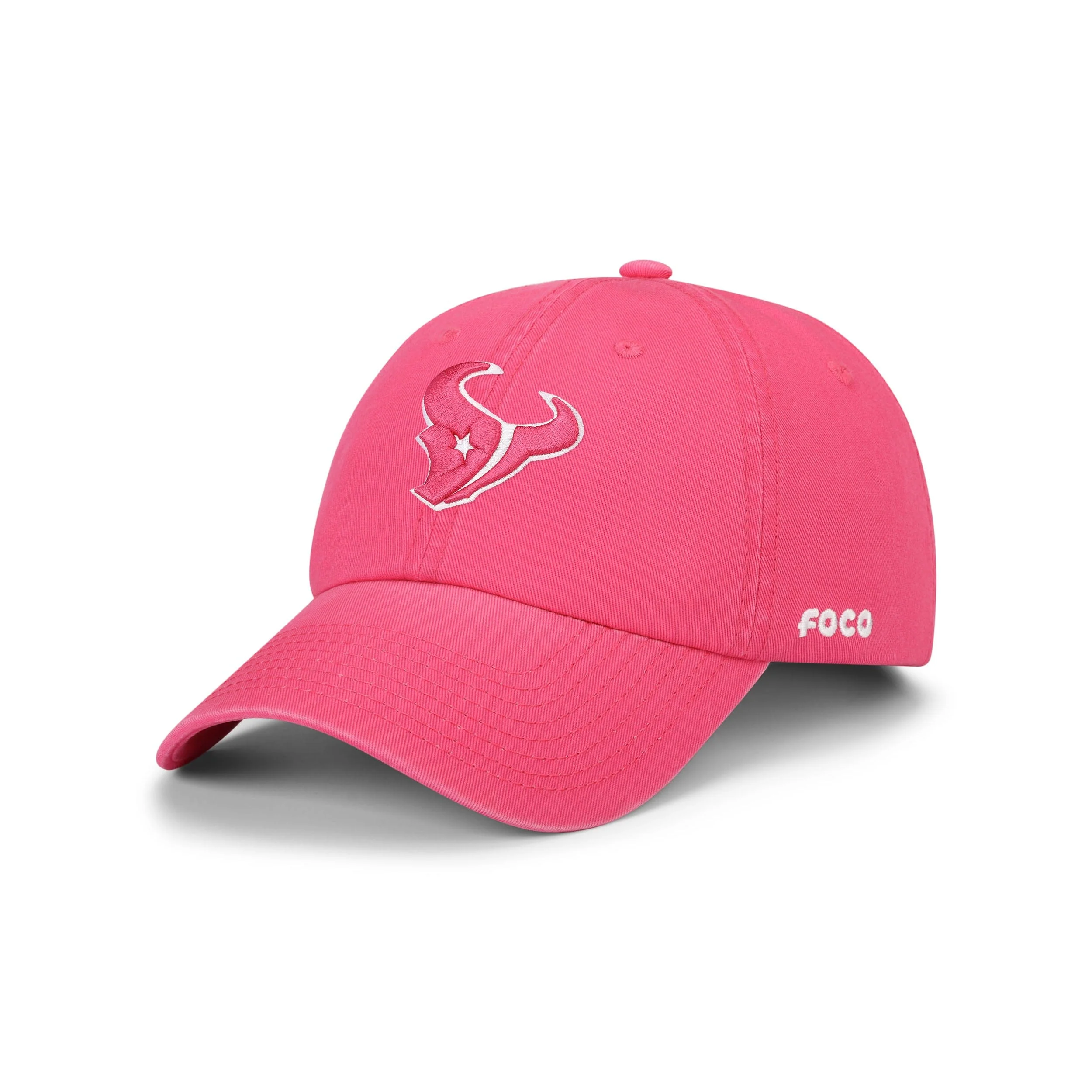 Houston Texans NFL Magenta & White Casual Cap
