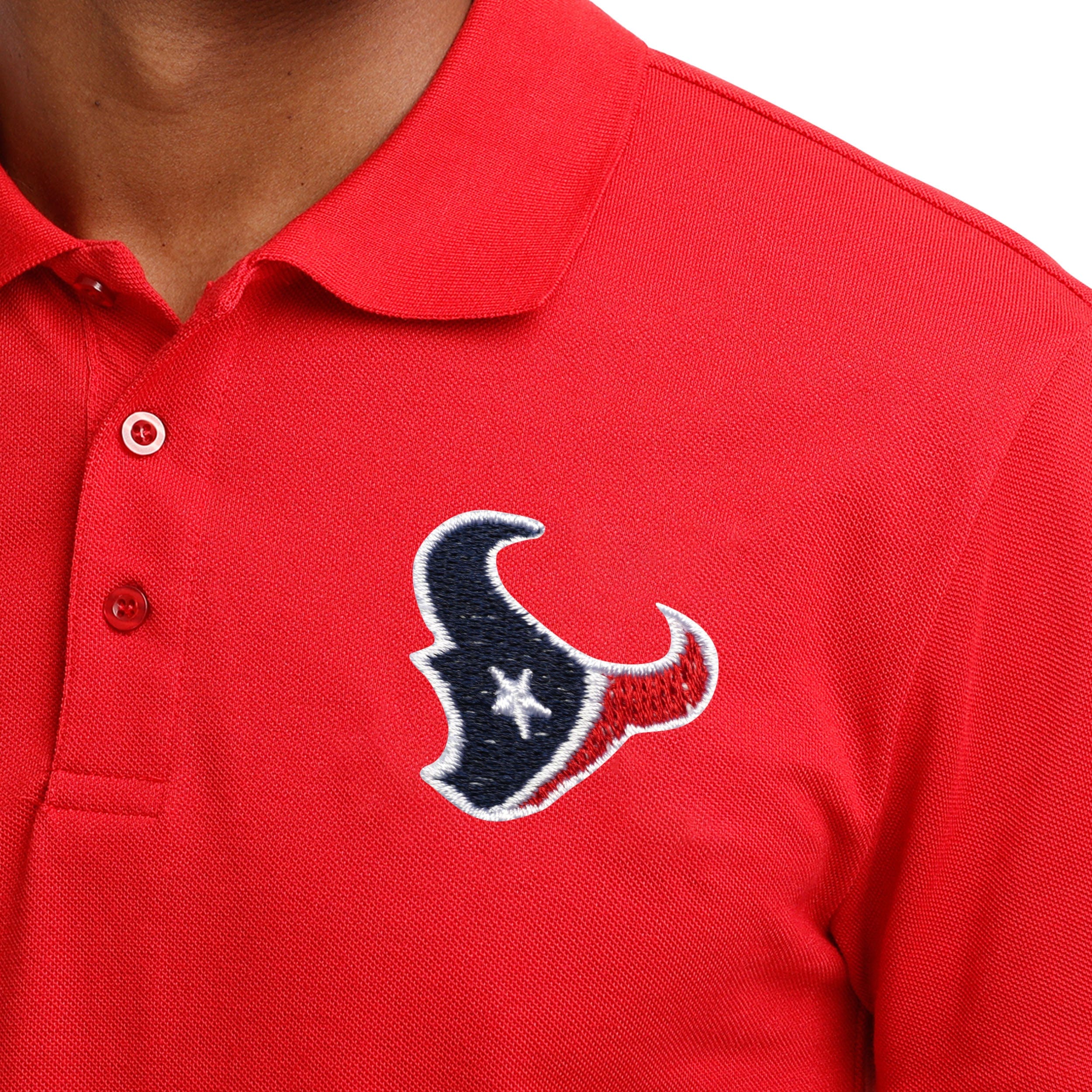 Houston Texans NFL Mens Casual Color Polo - Image 5