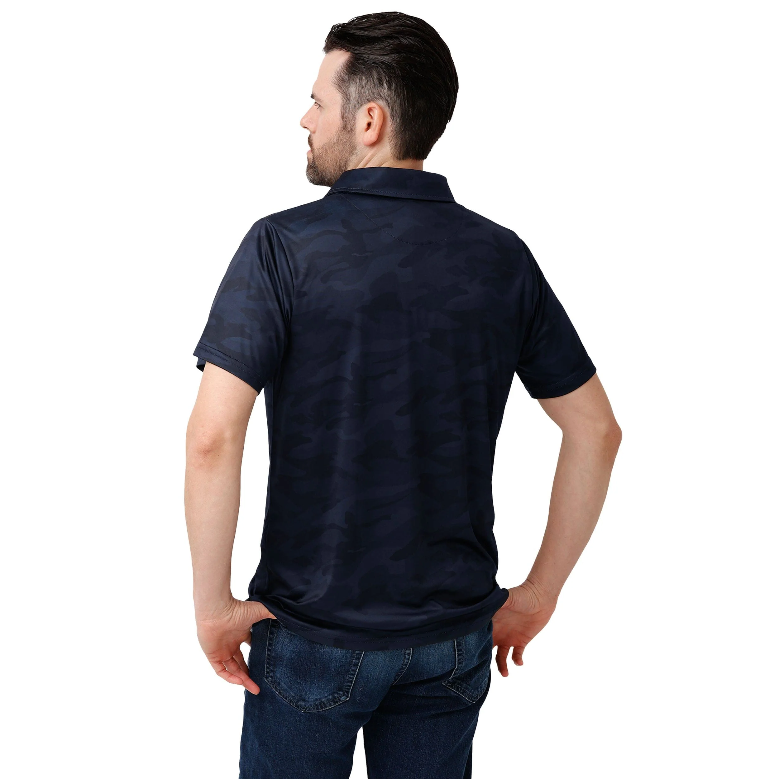 Houston Texans NFL Mens Color Camo Polyester Polo - Image 3