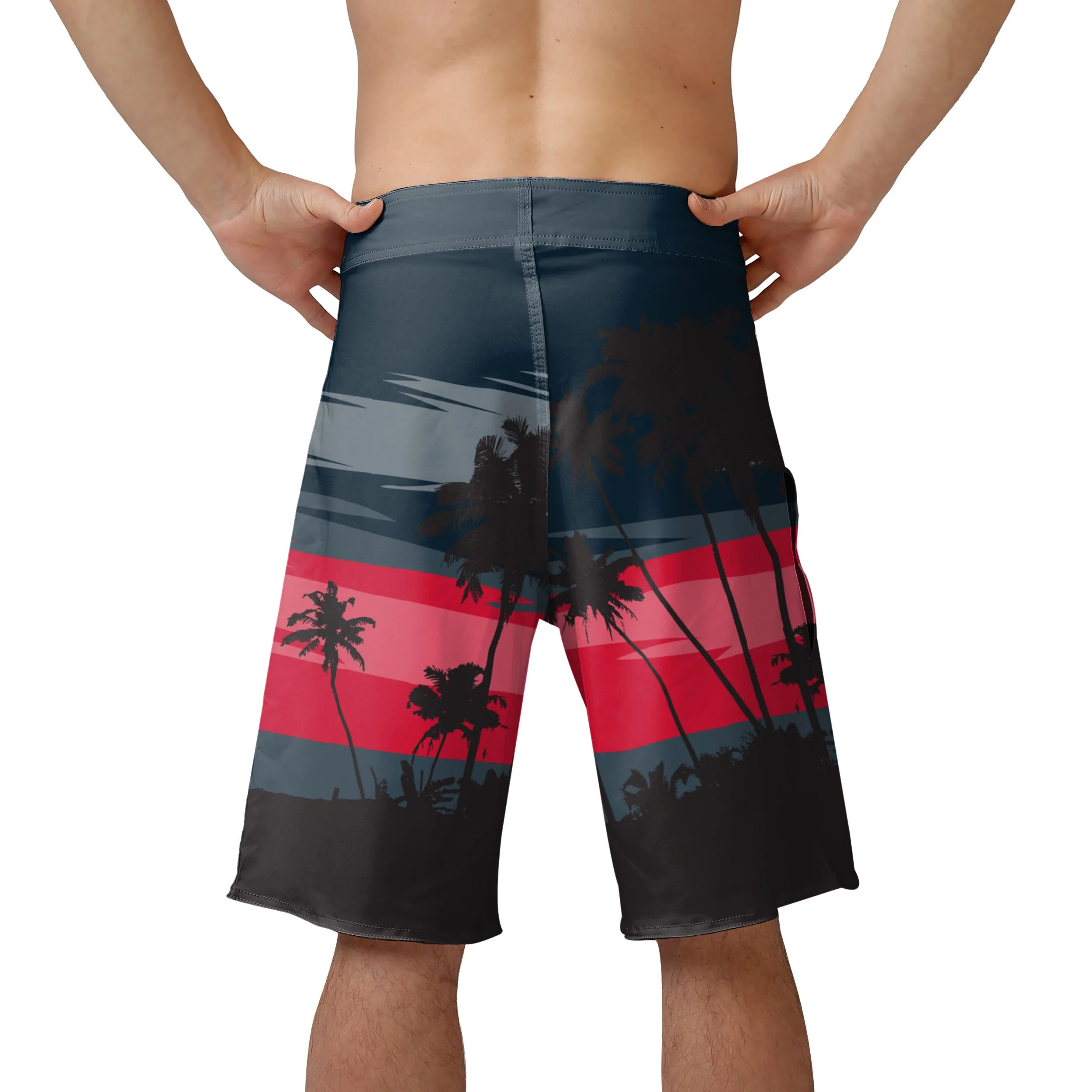 Houston Texans NFL Mens Sunset Boardshorts - Image 3