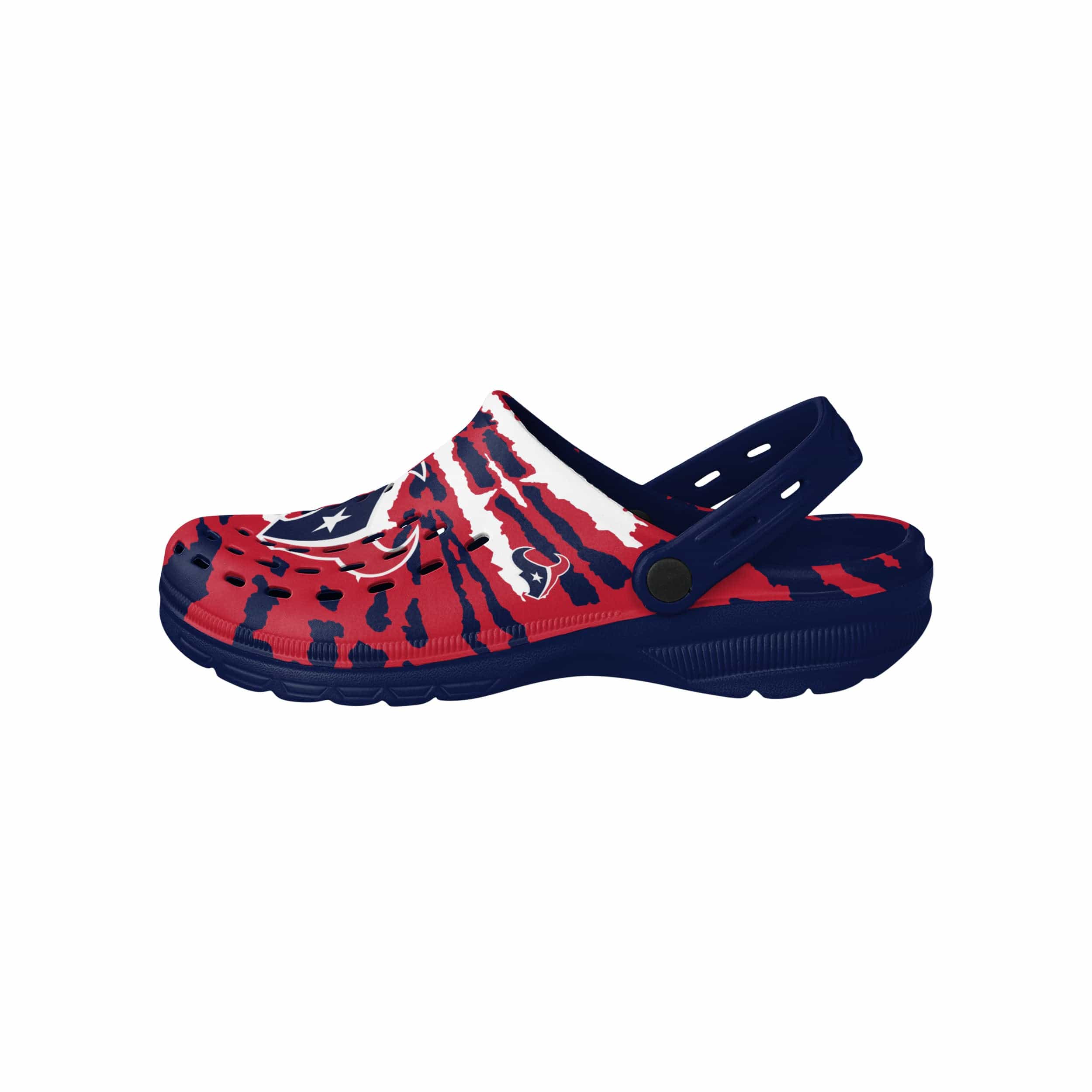 Houston Texans NFL Mens Tie-Dye Clog With Strap - Image 2