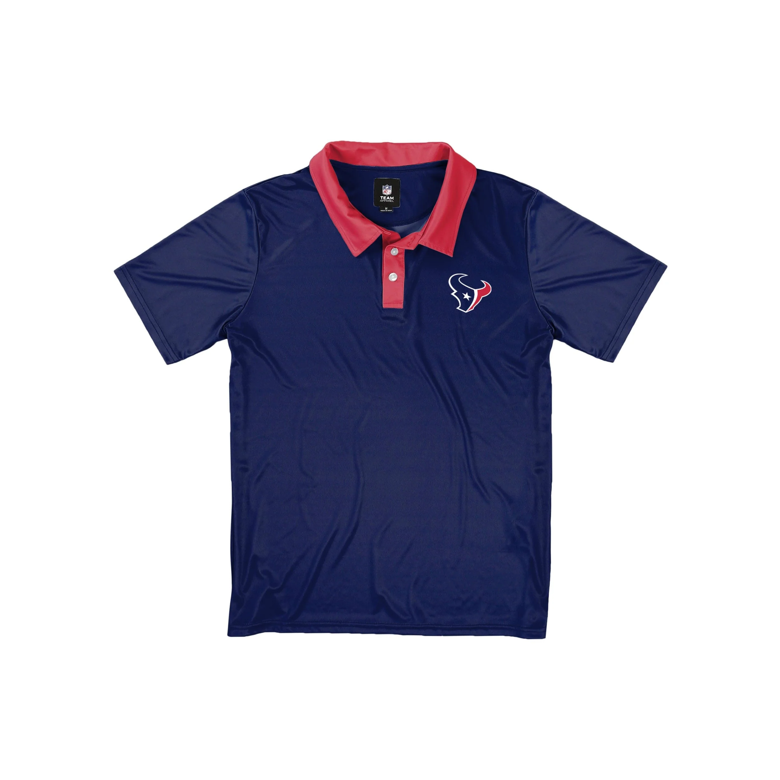 Houston Texans NFL Mens Workday Warrior Polyester Polo - Image 4