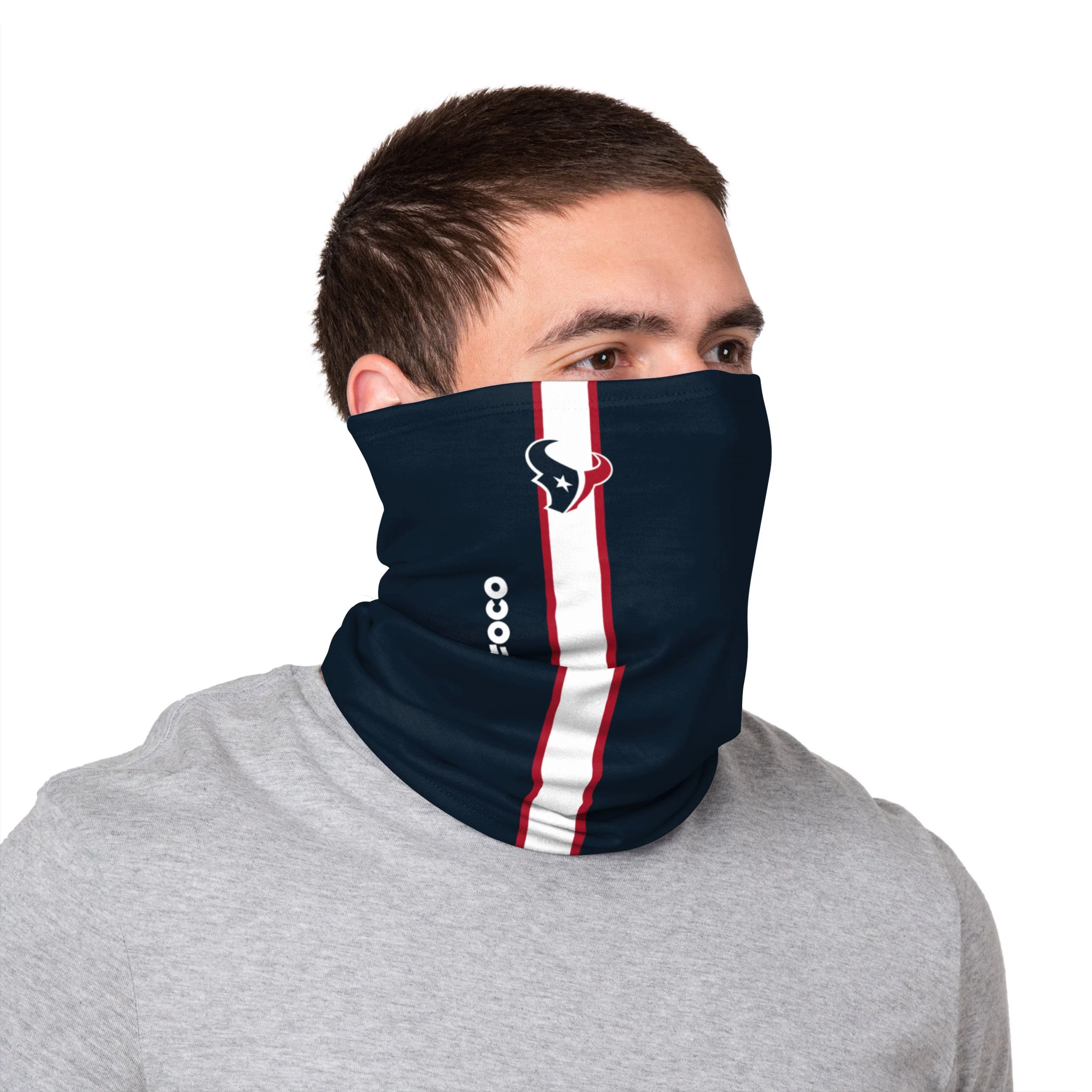 Houston Texans NFL On-Field Sideline Gaiter Scarf - Image 3