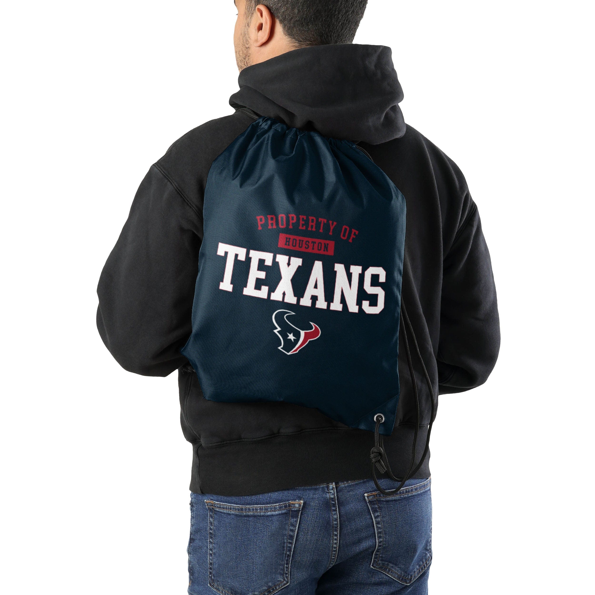 Houston Texans NFL Property Of Drawstring Backpack - Image 2