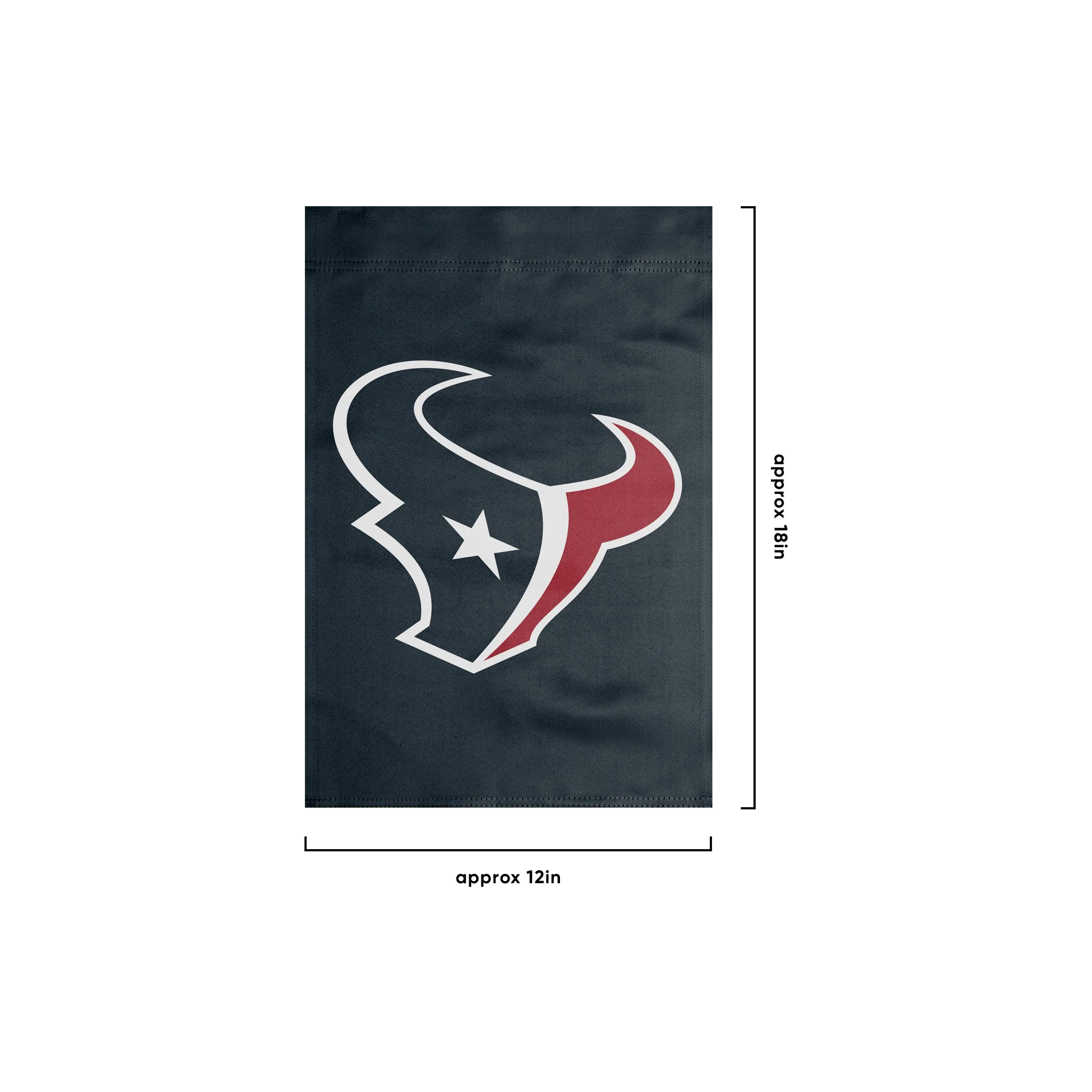 Houston Texans NFL Solid Garden Flag - Image 3