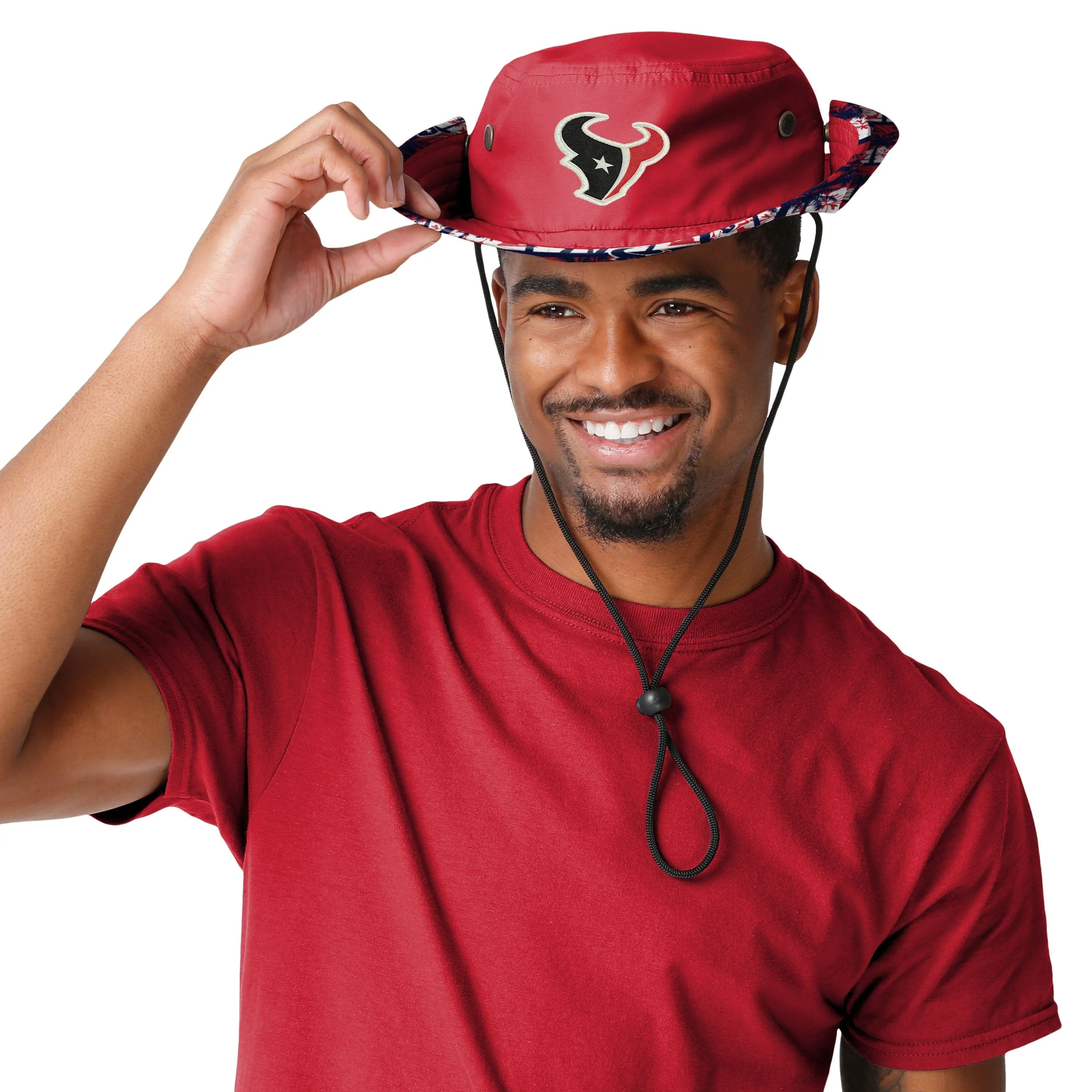 Houston Texans NFL Solid Hybrid Boonie Hat - Image 3