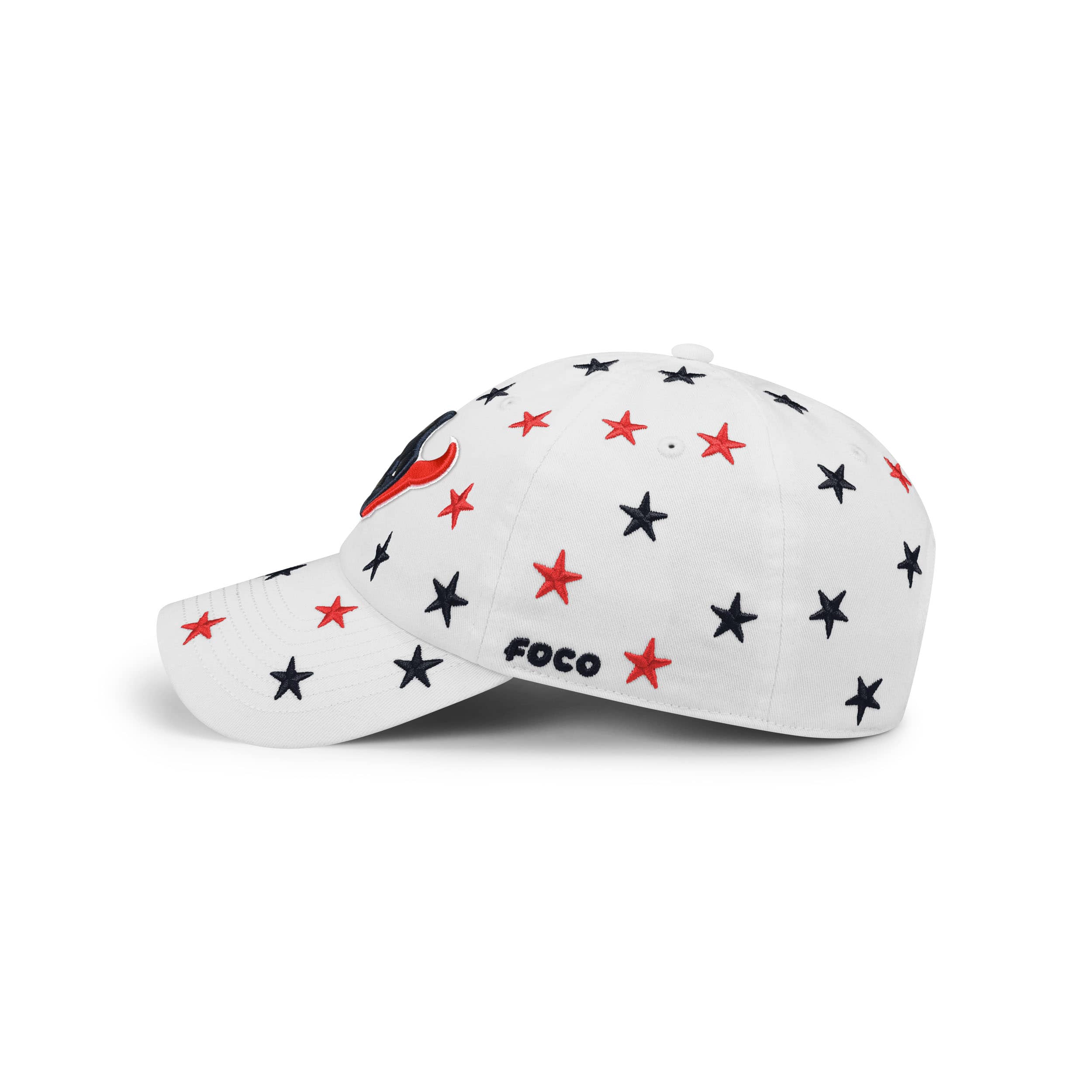 Houston Texans NFL Star Spangled Casual Cap (PREORDER - SHIPS LATE JUNE) - Image 2