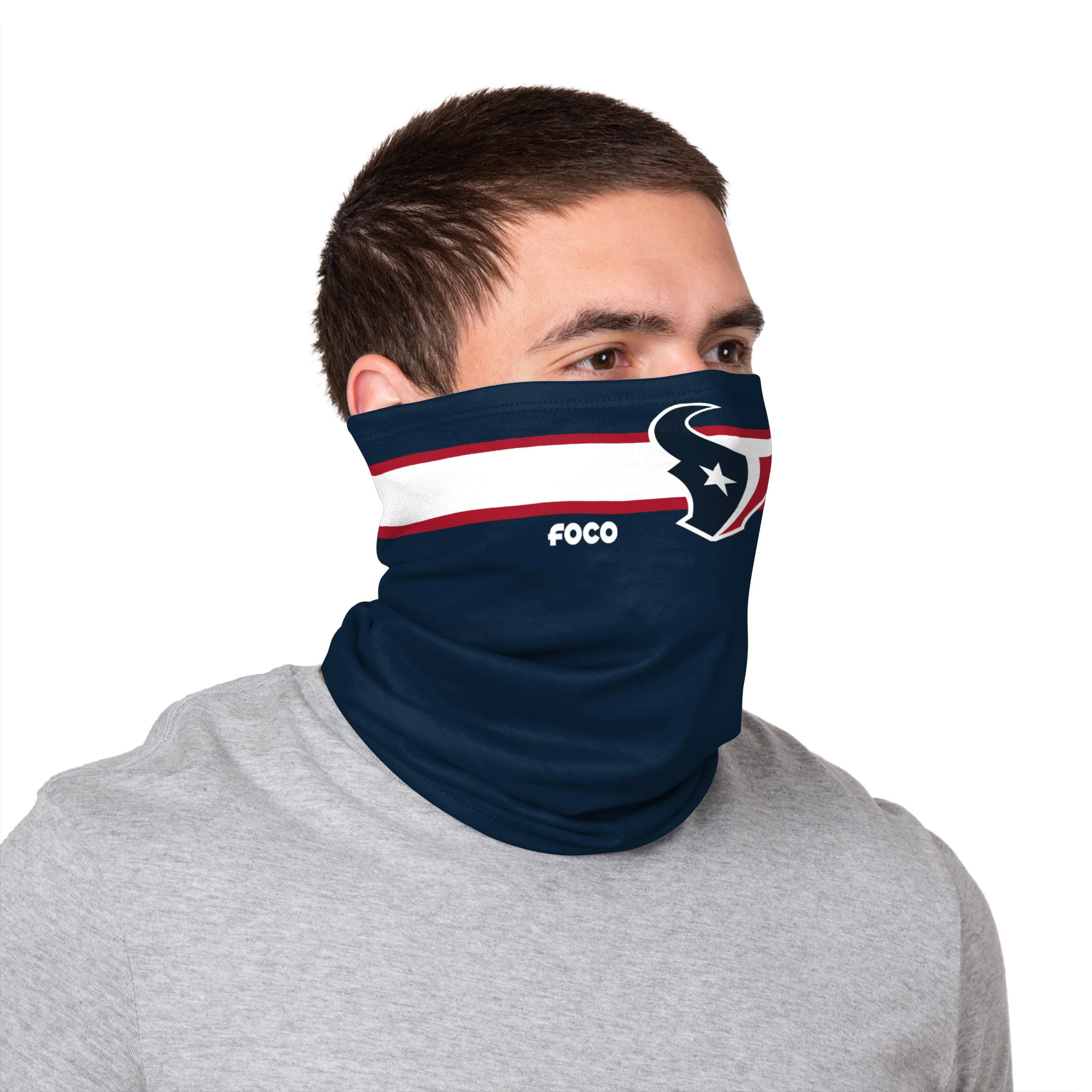 Houston Texans NFL Stitched 2 Pack Gaiter Scarf - Image 3