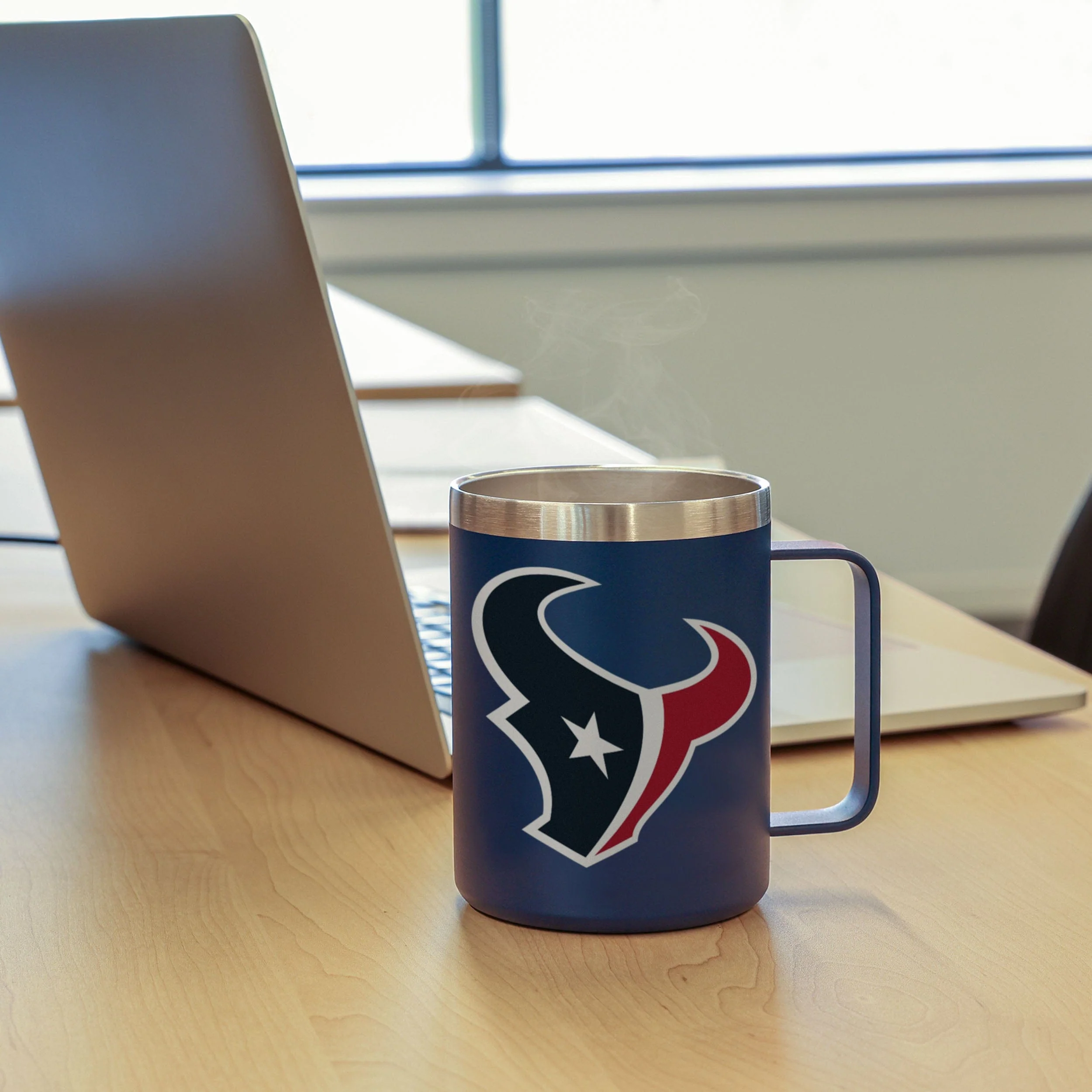 Houston Texans NFL Team Color Insulated Stainless Steel Mug - Image 4