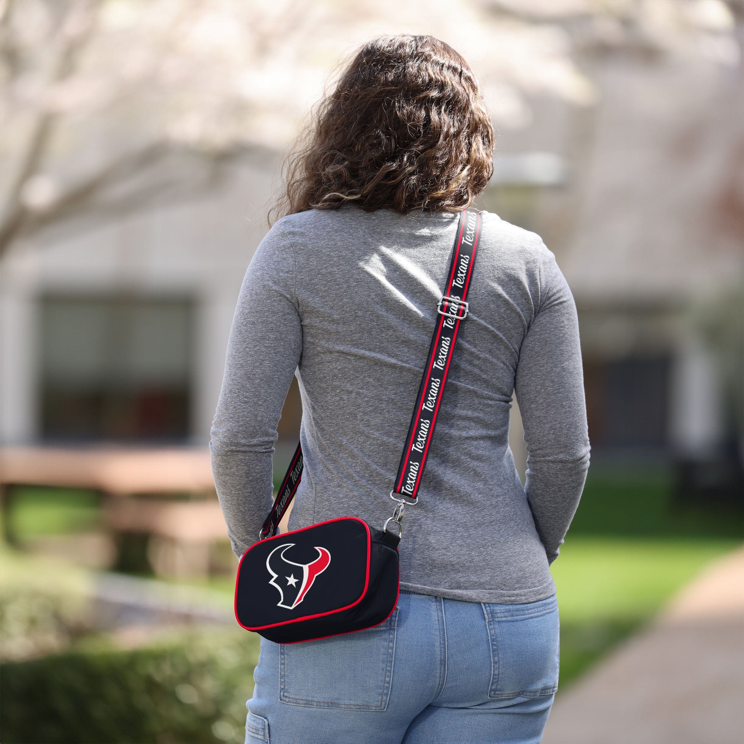 Houston Texans NFL Team Logo Crossbody Bag - Image 3