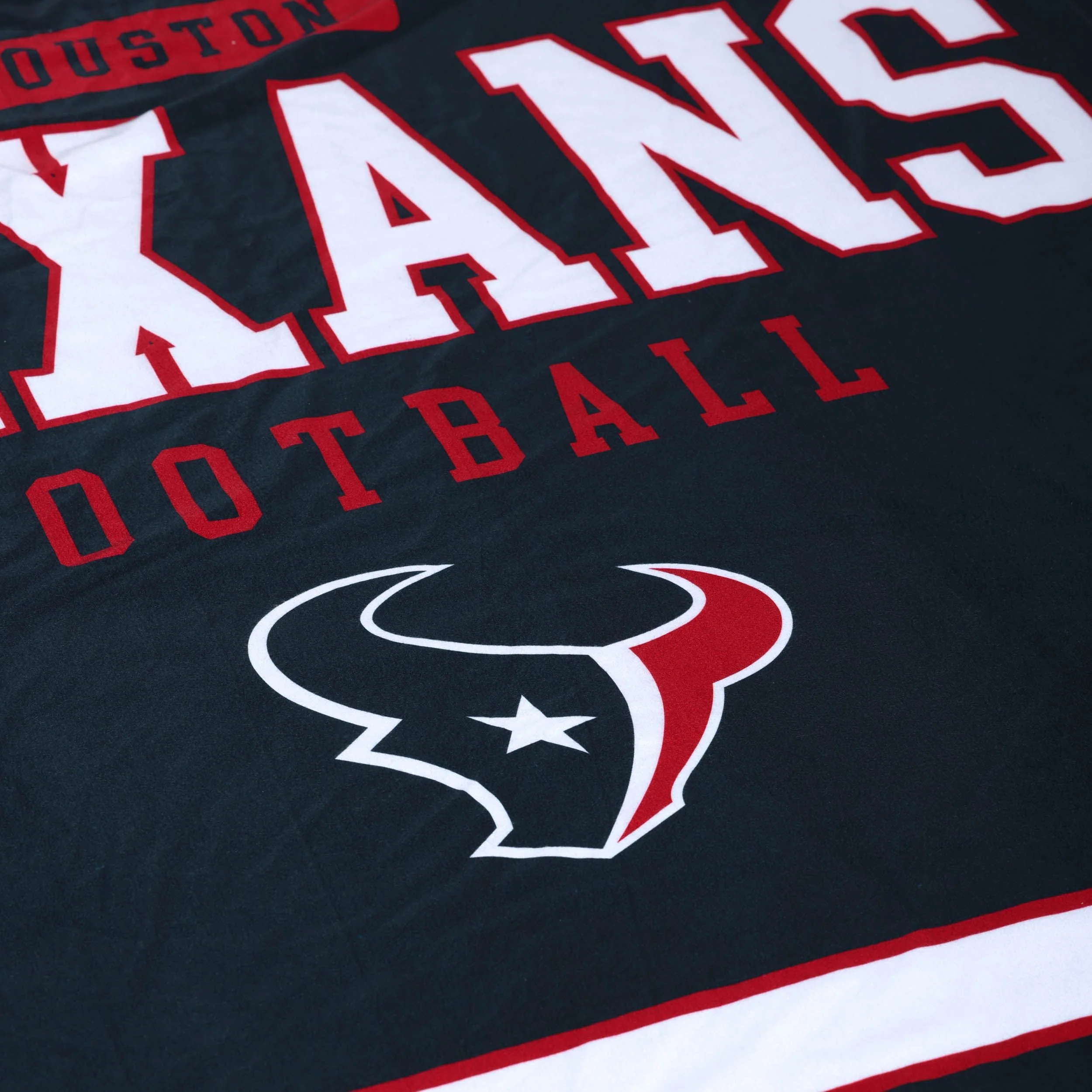 Houston Texans NFL Team Property Sherpa Plush Throw Blanket - Image 5